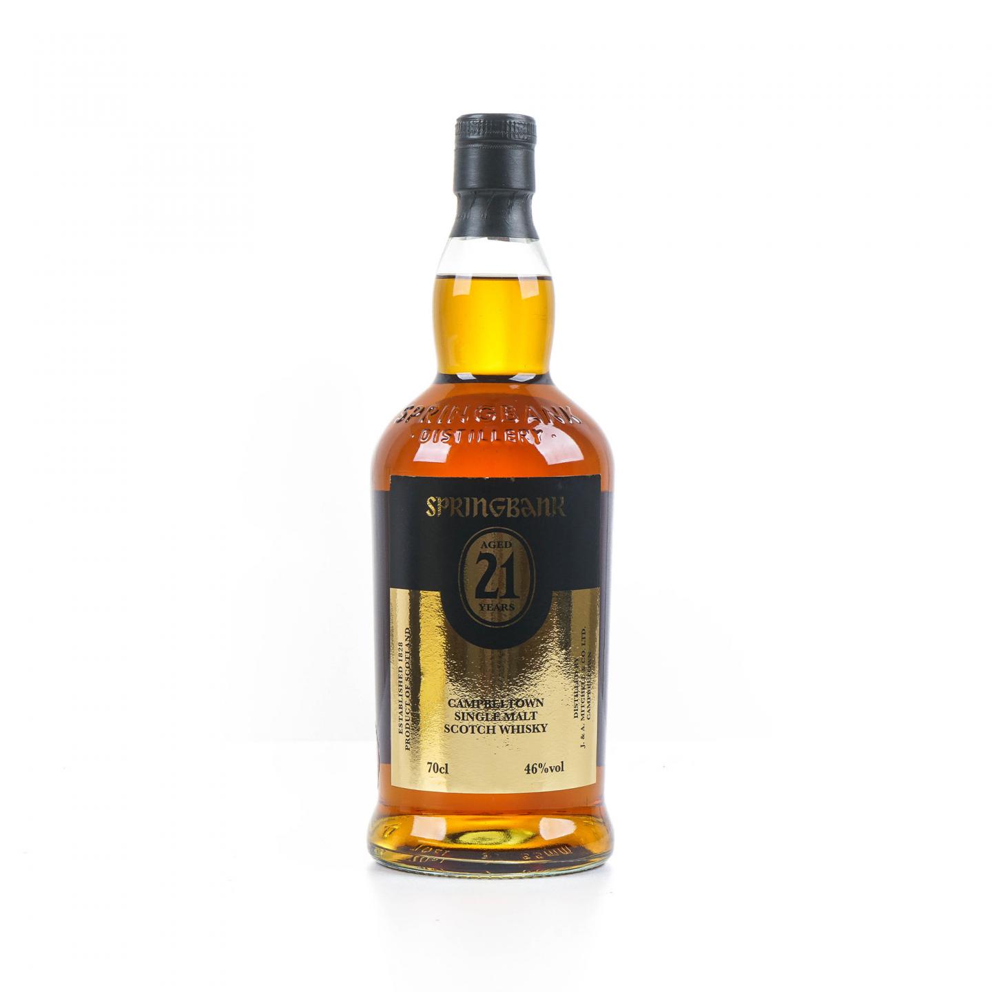 Springbank 云顶 21年 金色酒标 2012年首版