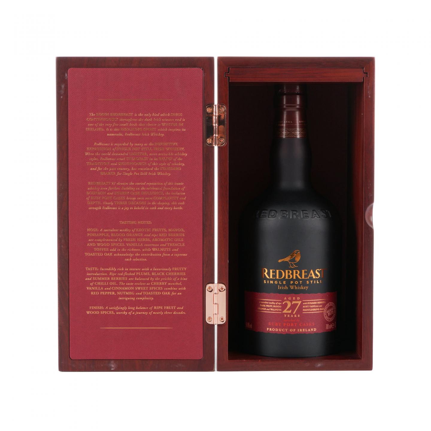 Redbreast 知更鸟 27年 首版 2019