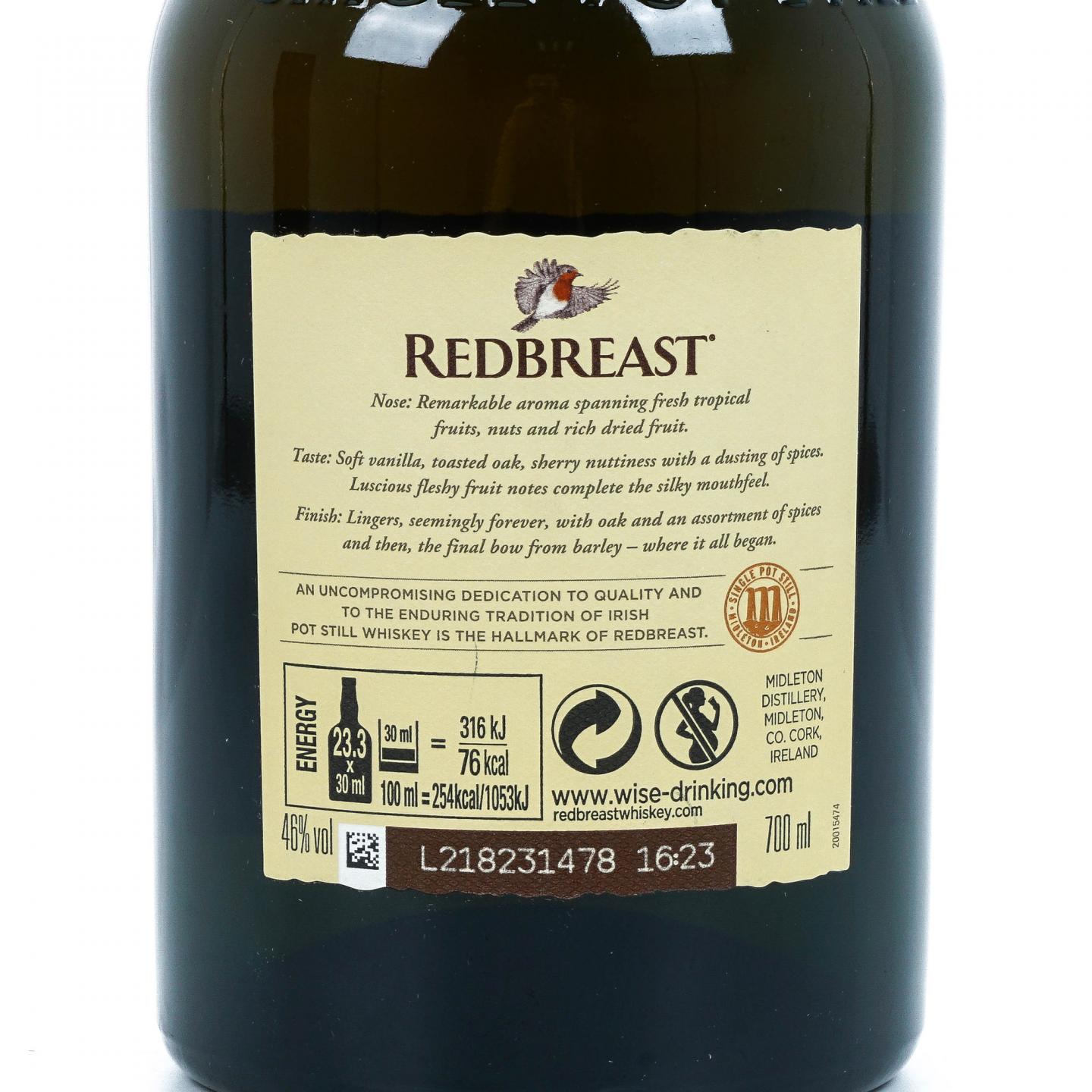 Redbreast 知更鸟 21年