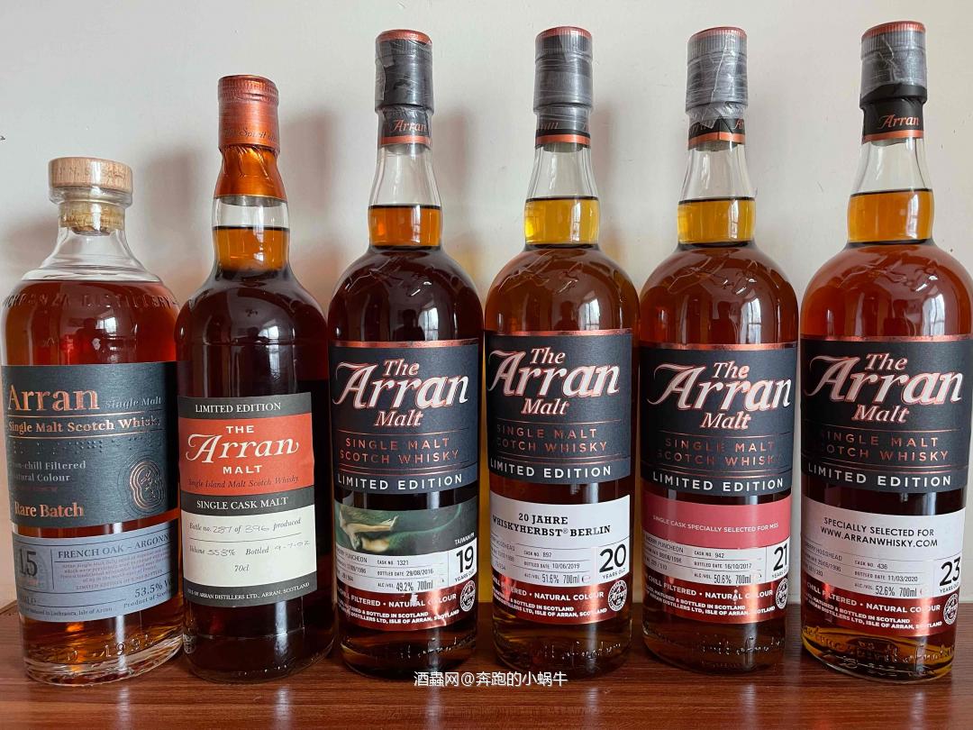 威士忌收集「Arran系列」请大神赐教还缺什么版本