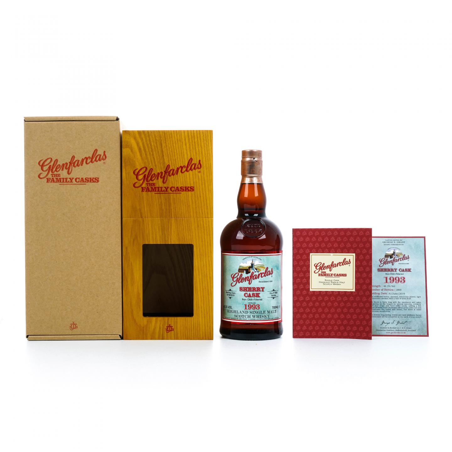 Glenfarclas 格兰花格 1993-2019 雪莉桶 46.3%