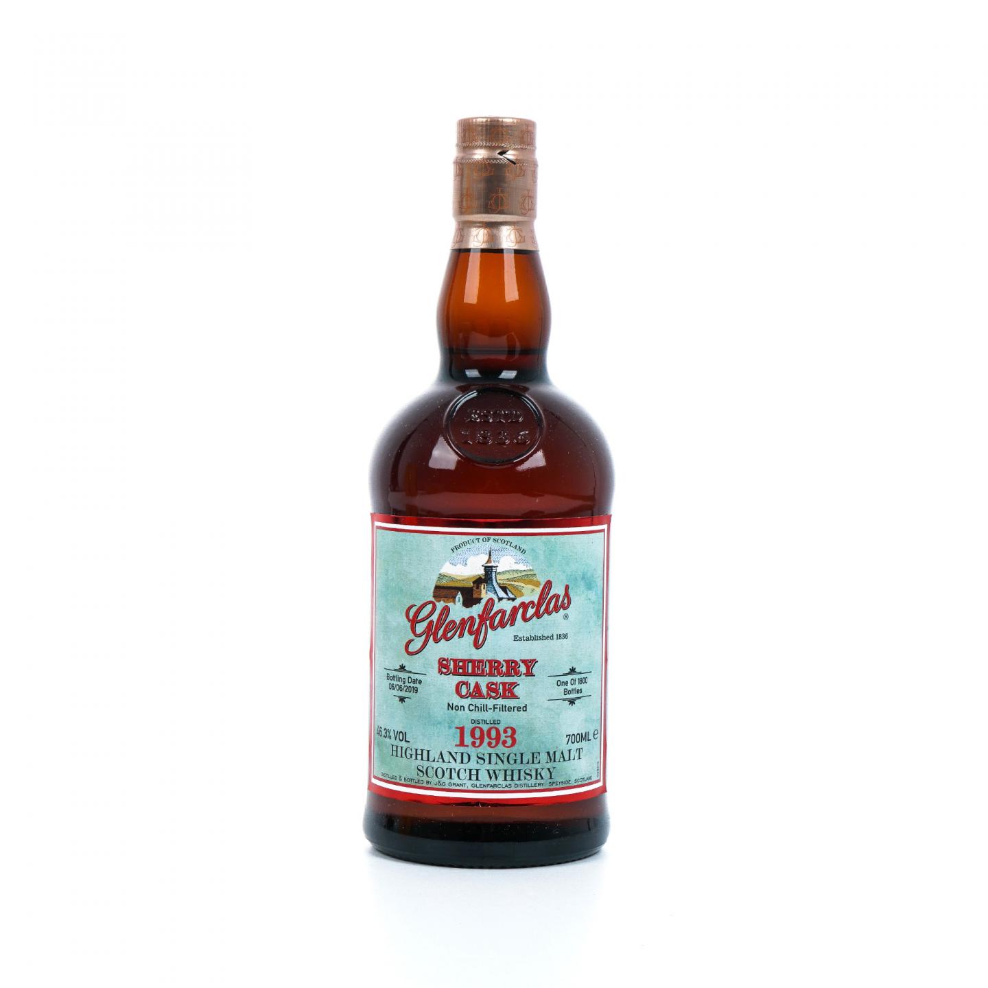 Glenfarclas 格兰花格 1993-2019 雪莉桶 46.3%