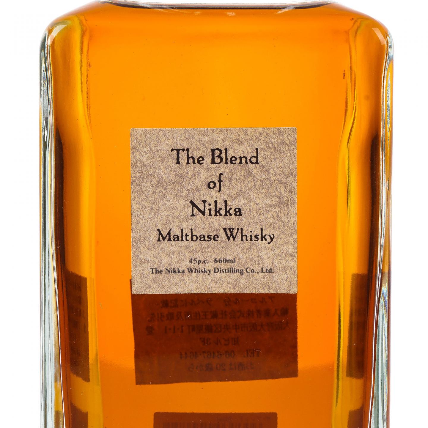 Nikka 四角瓶Maltbase Whisky 660ml_拍卖-酒虫网