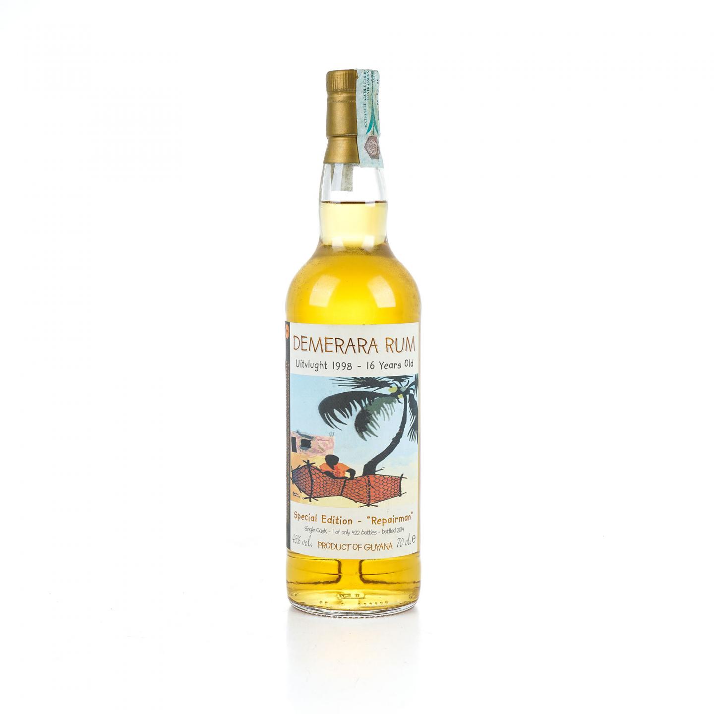 Guyana Uitvlught 16年 Demerara 朗姆酒 Repairman