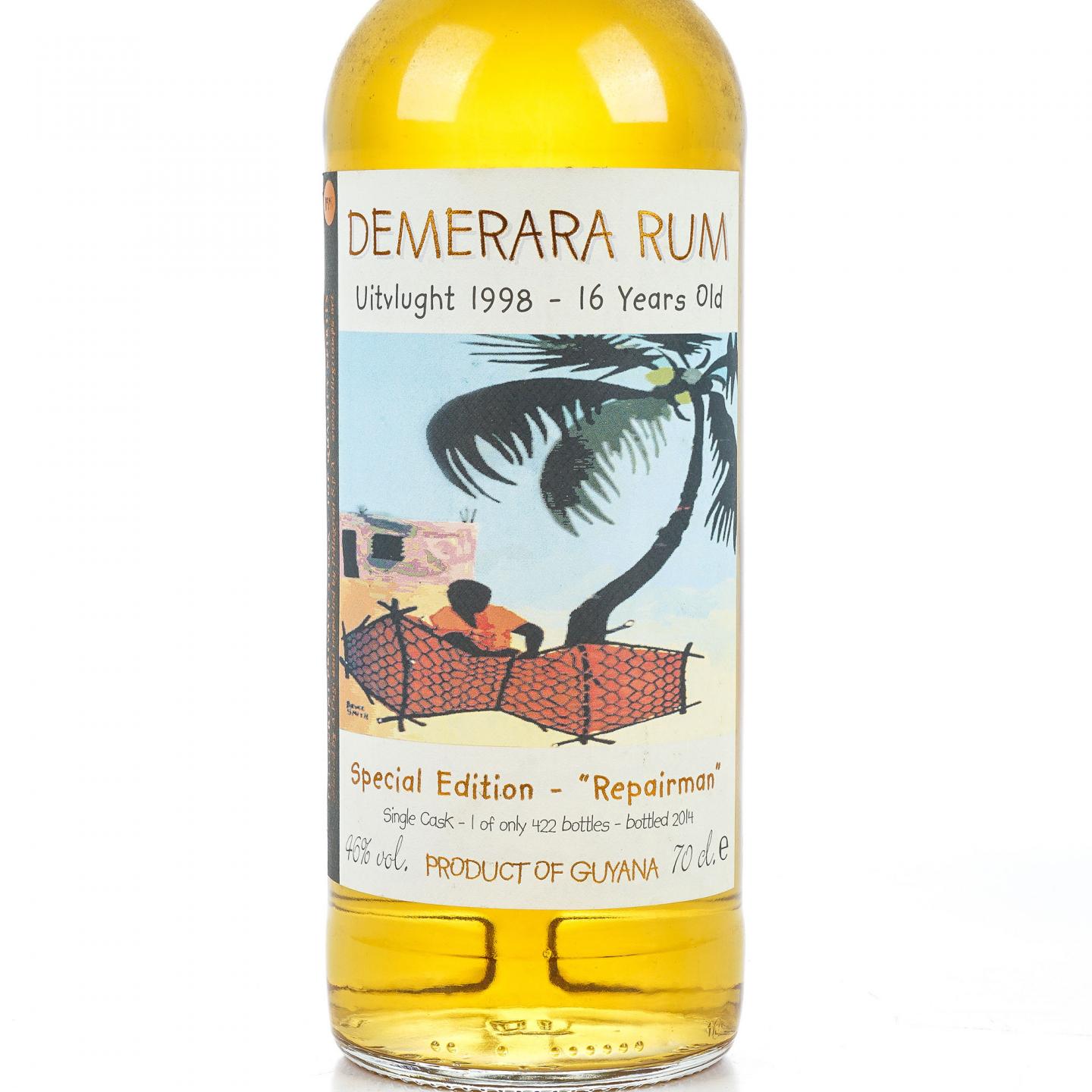 Guyana Uitvlught 16年 Demerara 朗姆酒 Repairman