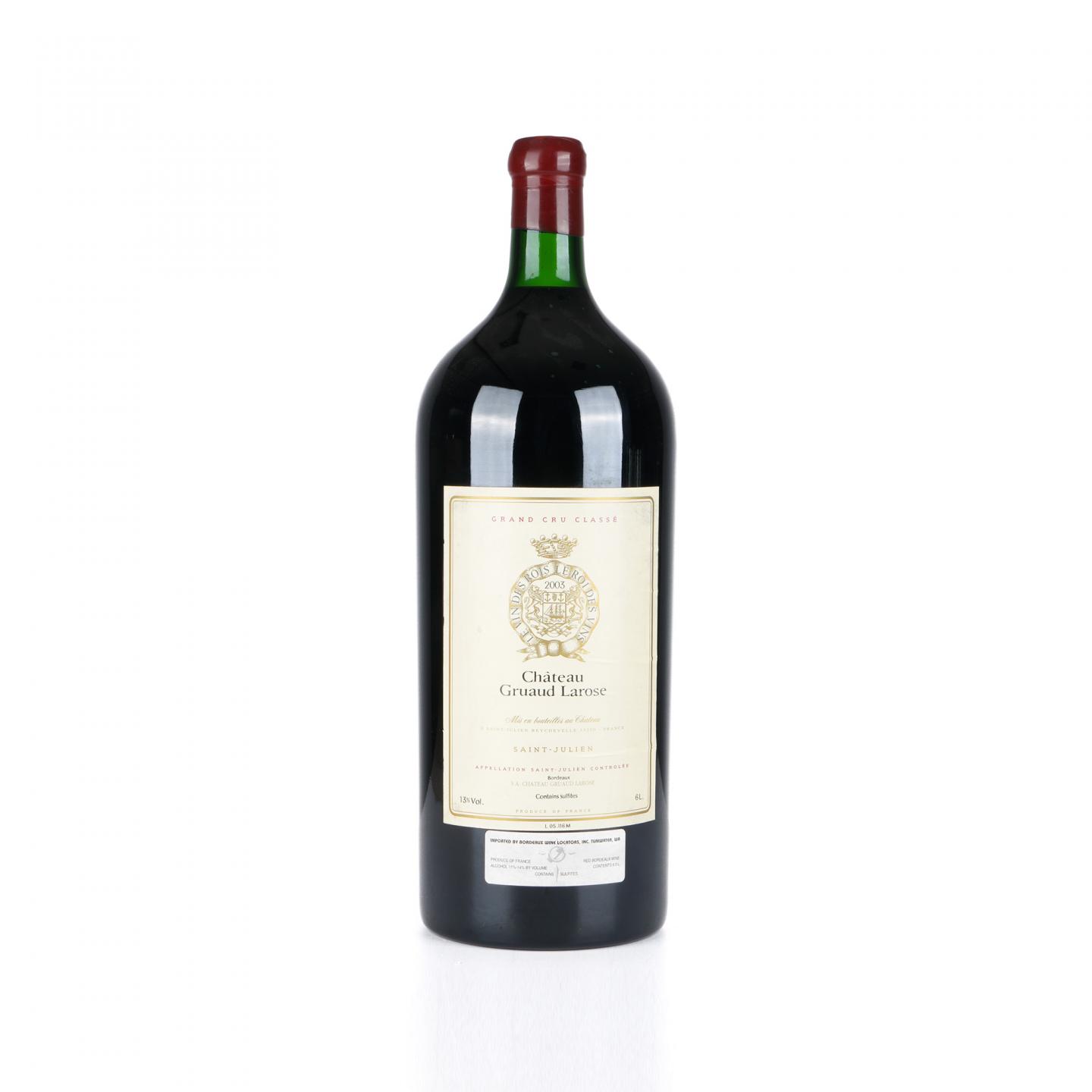 金玫瑰城堡 2003 圣朱利安 红葡萄酒 6L