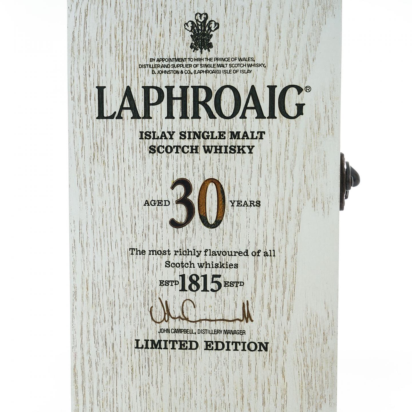 Laphroaig 拉弗格 30年 1985-2016 53.5%