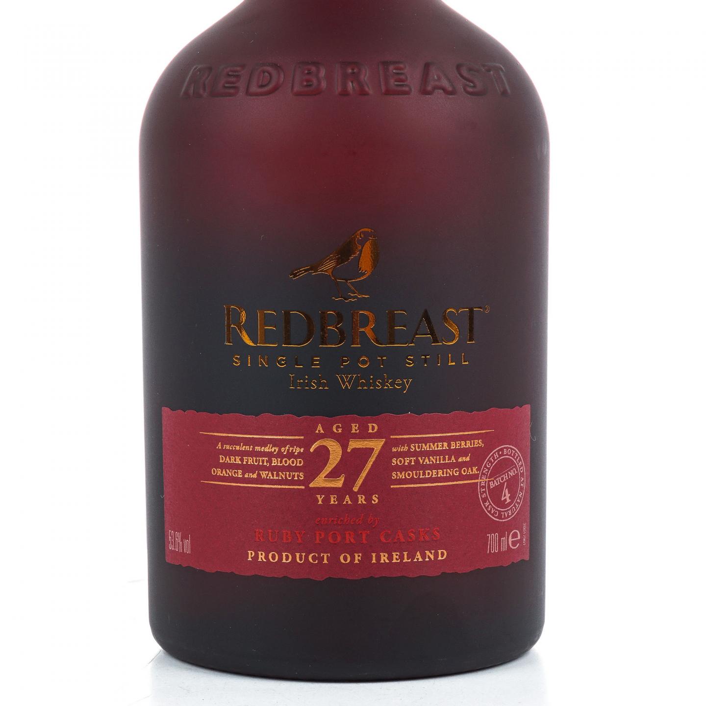 Redbreast 知更鸟 27年 第四版