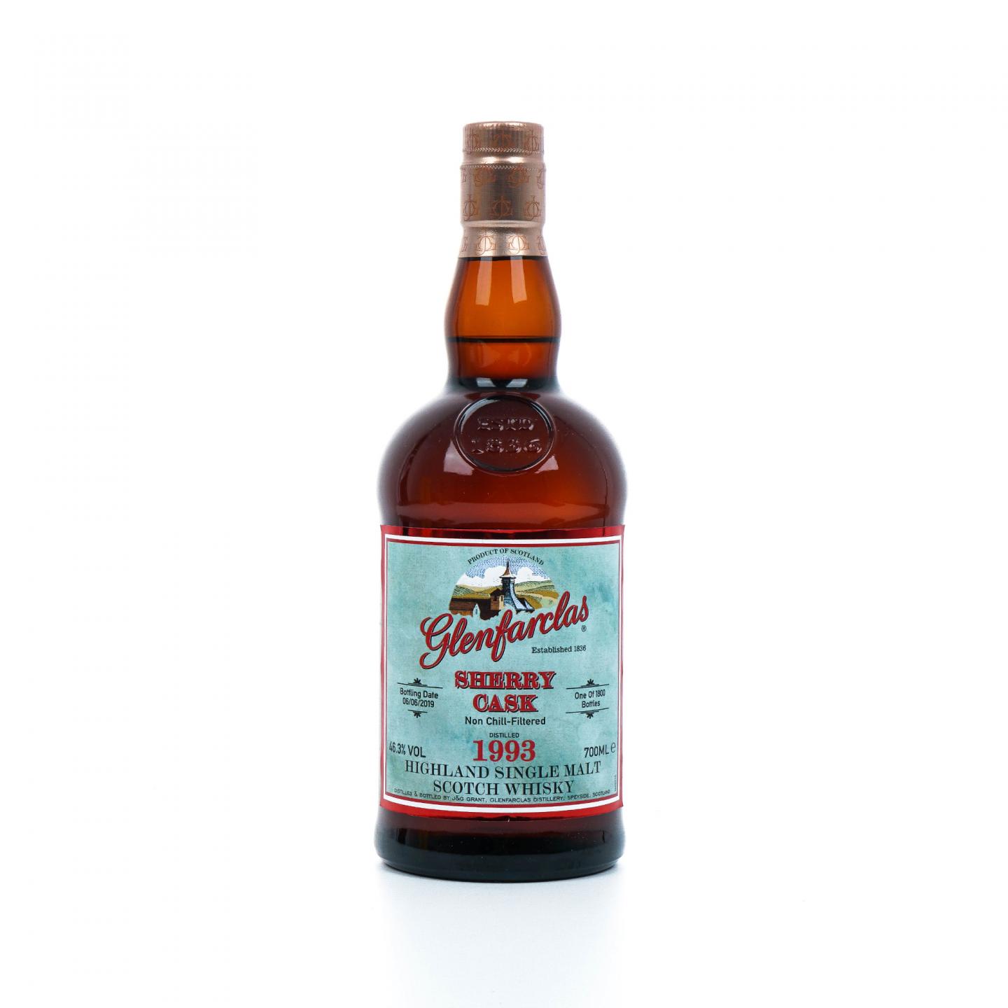Glenfarclas 格兰花格 1993-2019 雪莉桶 700ml