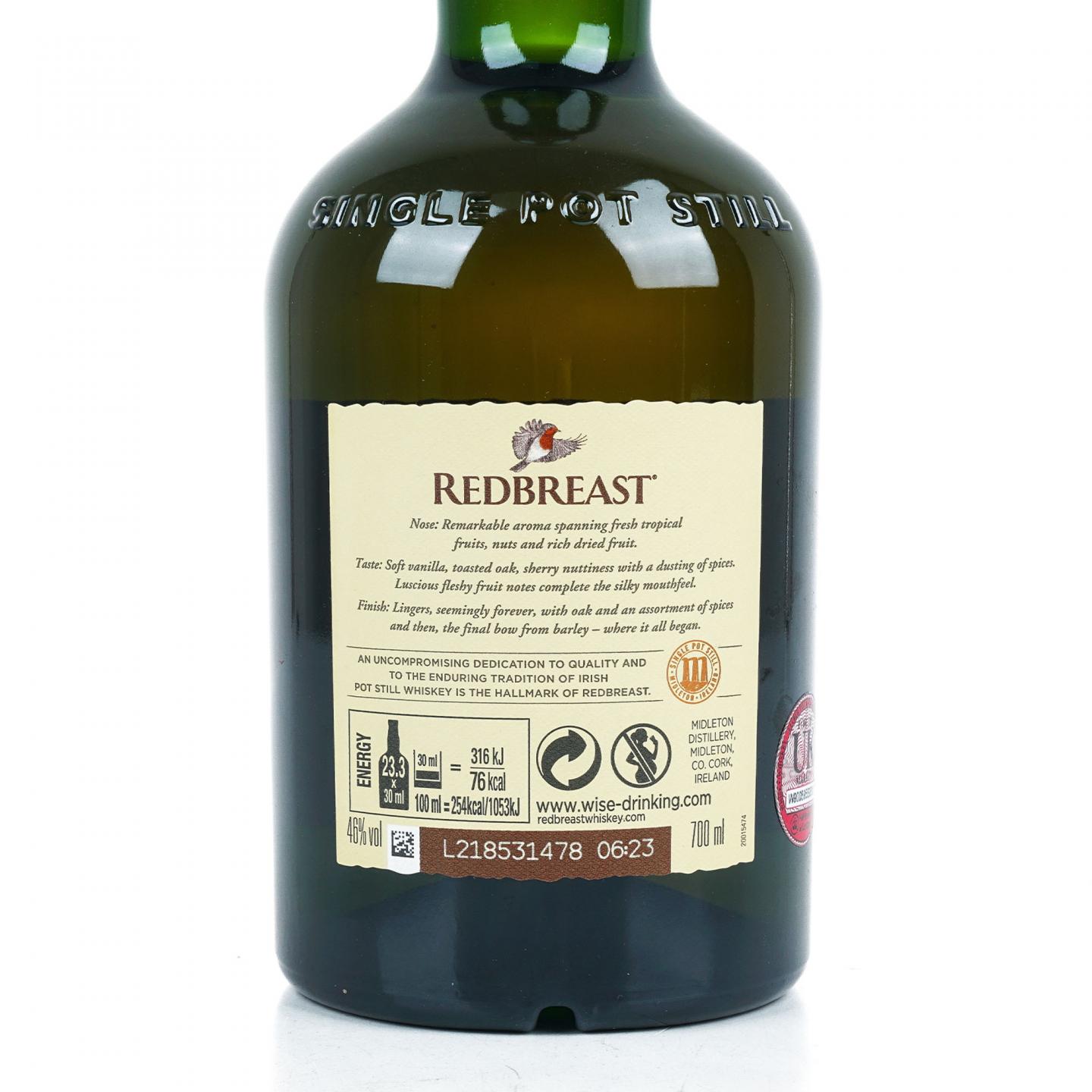 Redbreast 知更鸟 21年 爱尔兰威士忌