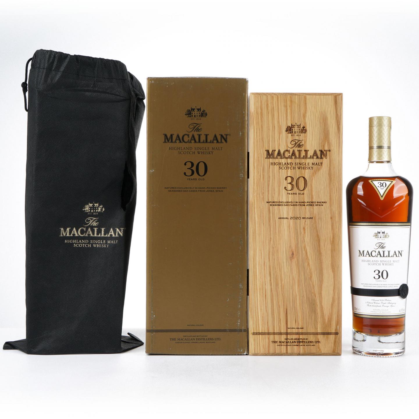 Macallan 麦卡伦 30年 2020 雪莉桶 黑腰带