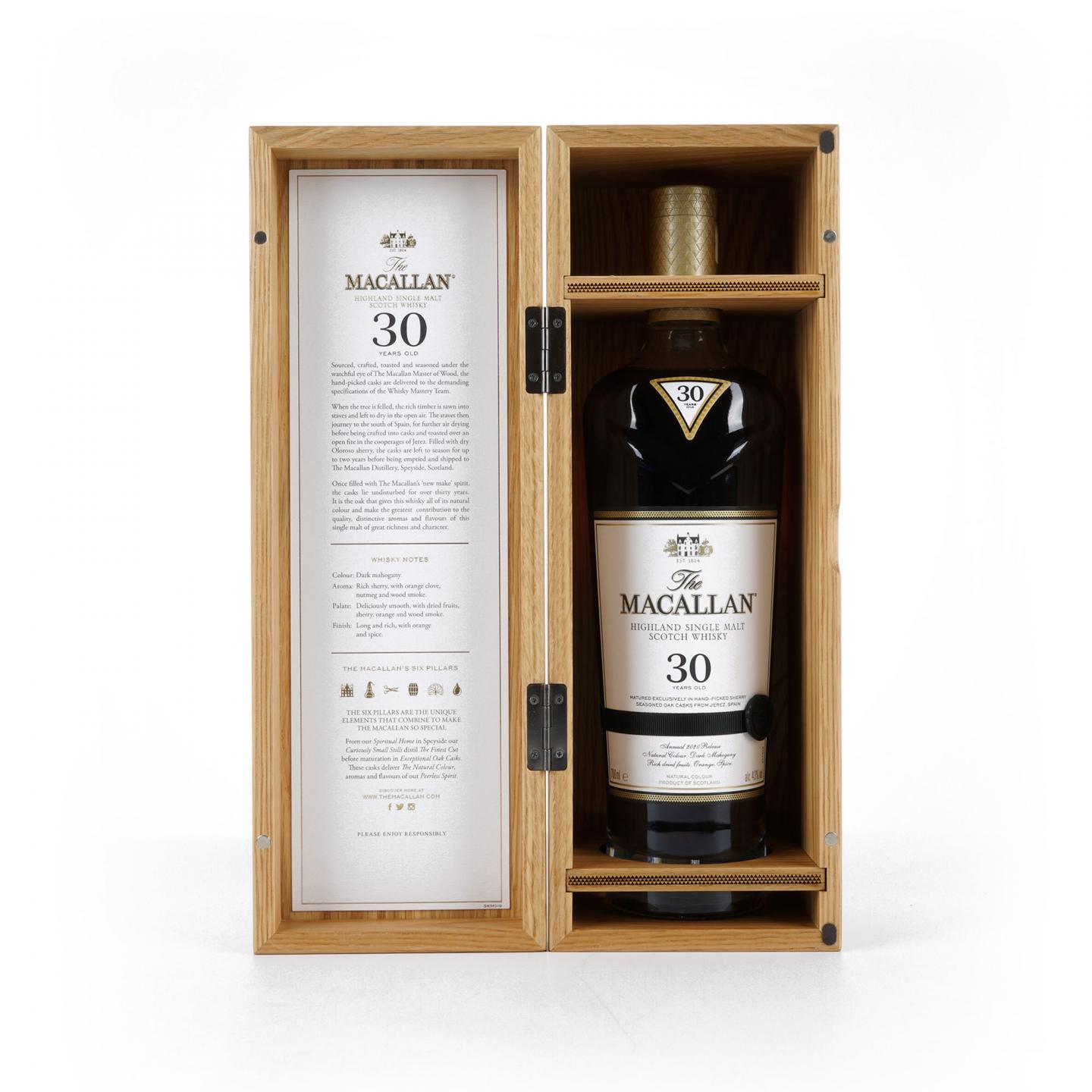 Macallan 麦卡伦 30年 2020 雪莉桶 黑腰带