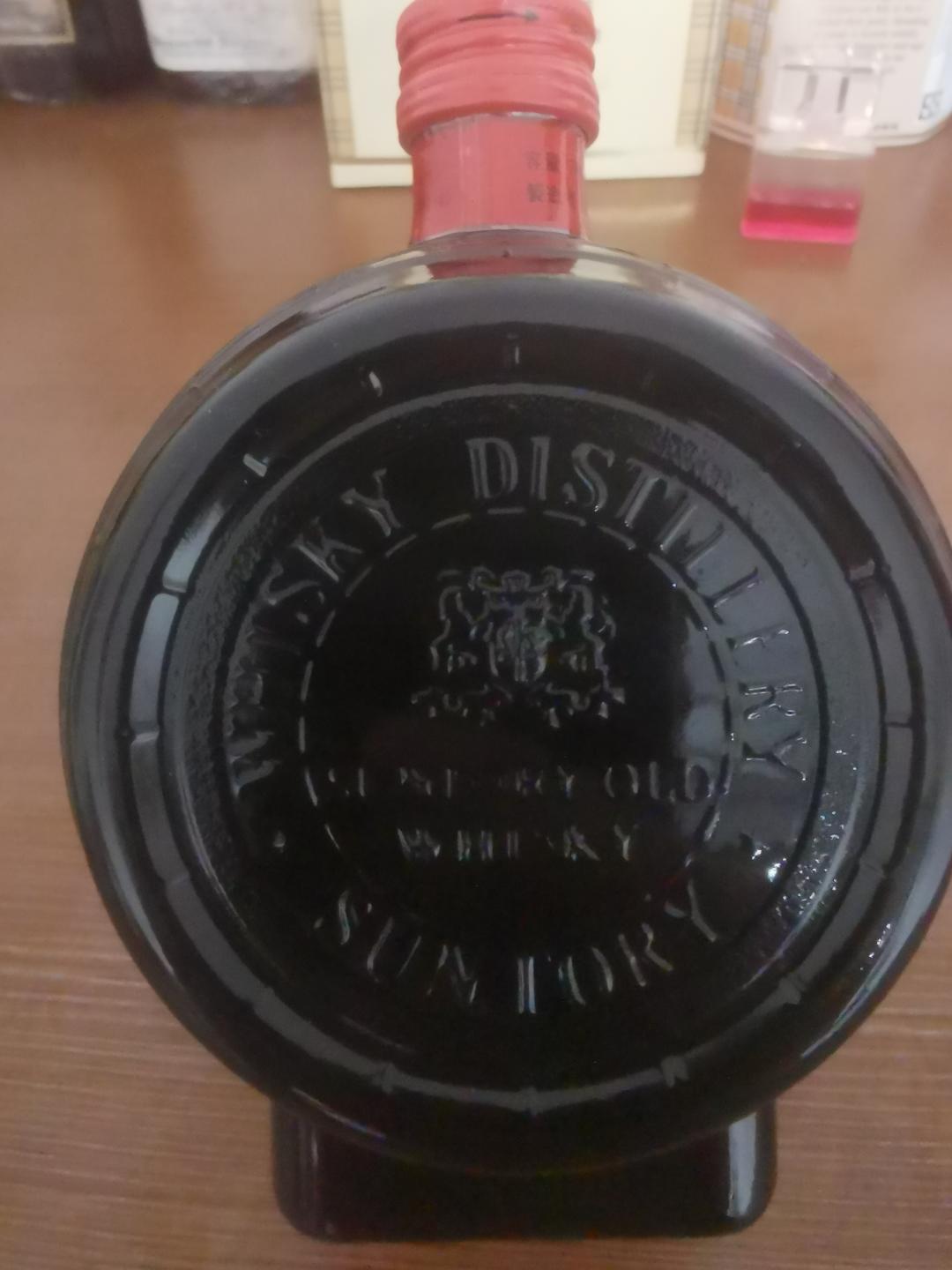 三得利 70年代 限定老牌 绝版双狮标 酒桶造型 特级日本威士忌