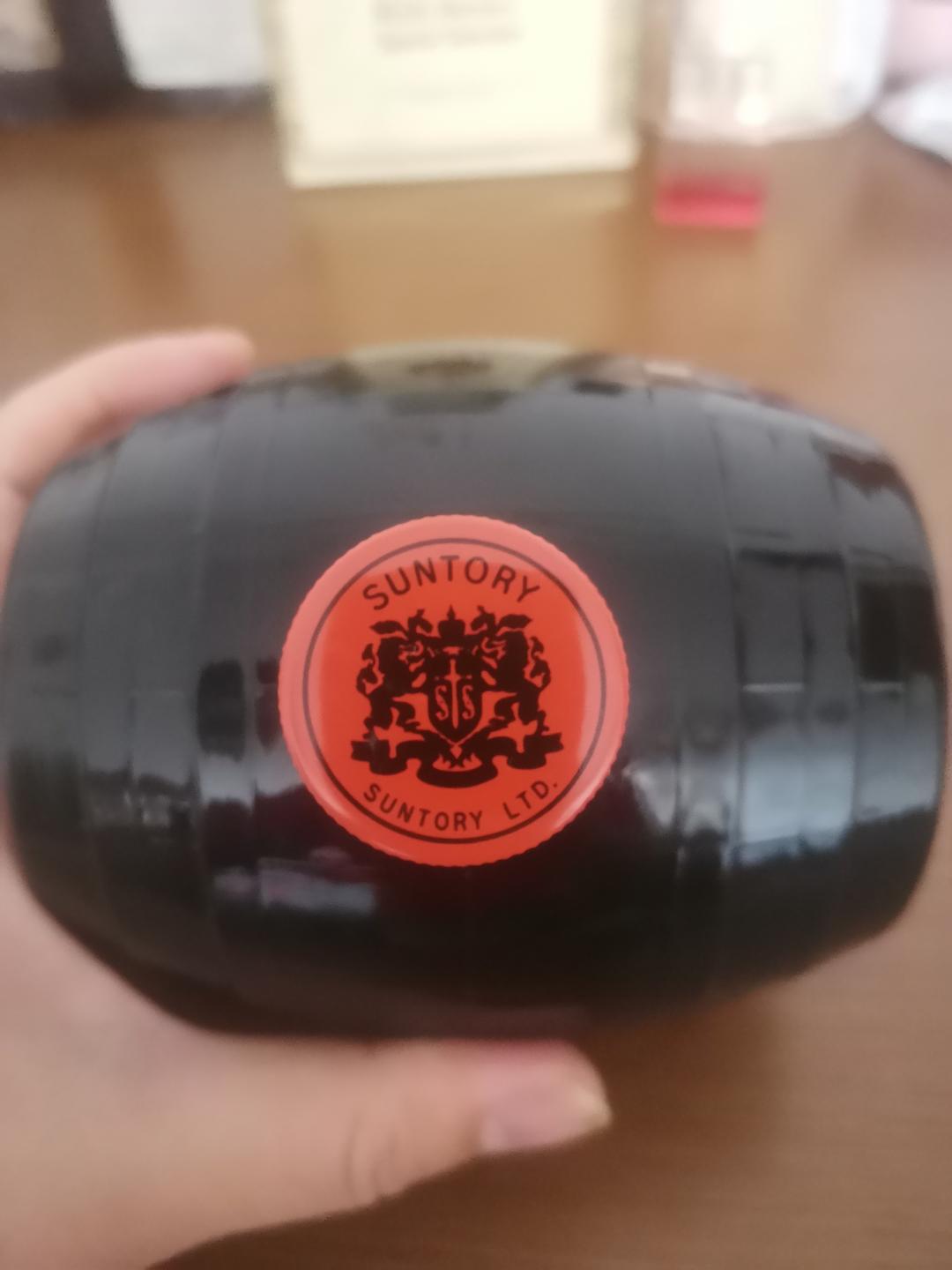 三得利 70年代 限定老牌 绝版双狮标 酒桶造型 特级日本威士忌