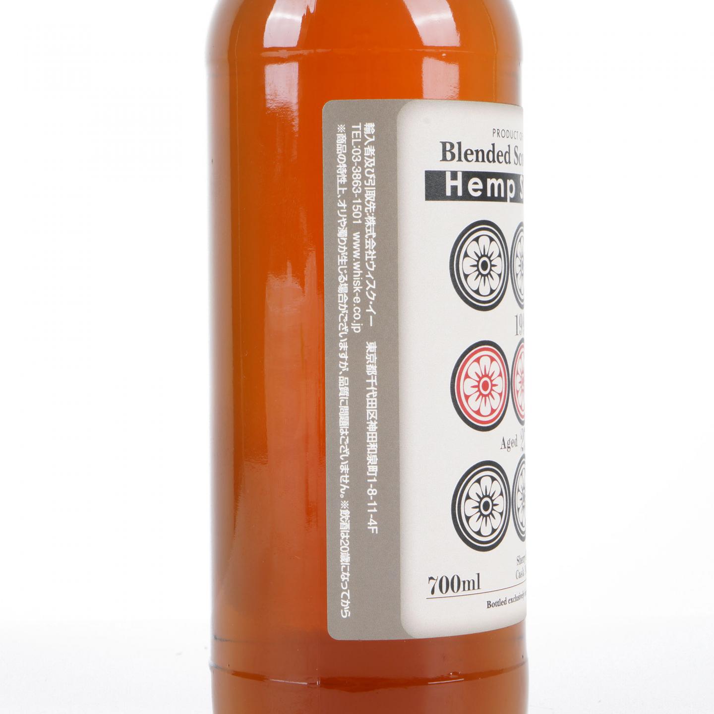 麻将威士忌 27年 1993-2021 调和 九筒 Hemp Sparrow