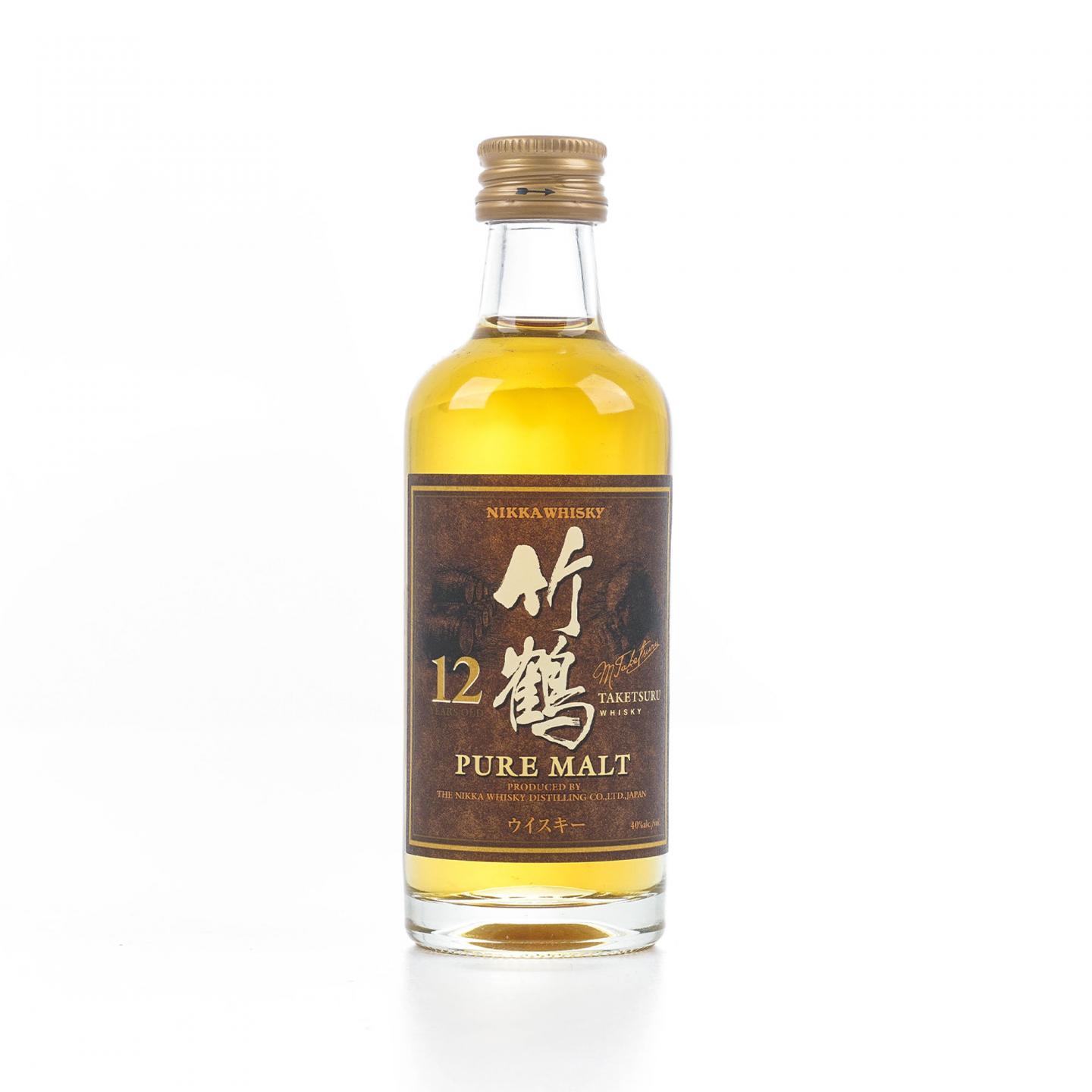 酒版】Nikka 竹鹤12年Pure Malt 50ml_大拍-酒虫网