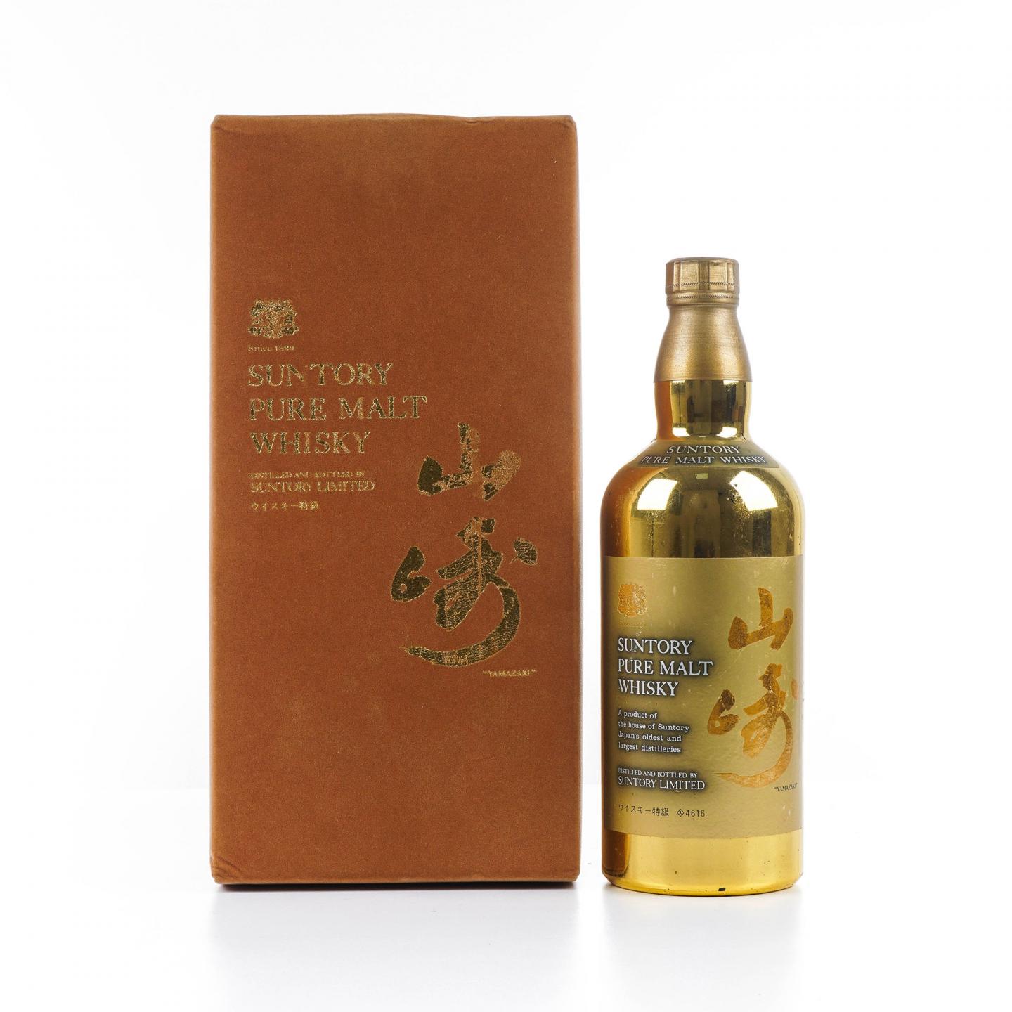 山崎 金瓶 1983年发布 建厂60周年纪念版 金狮标 760ml