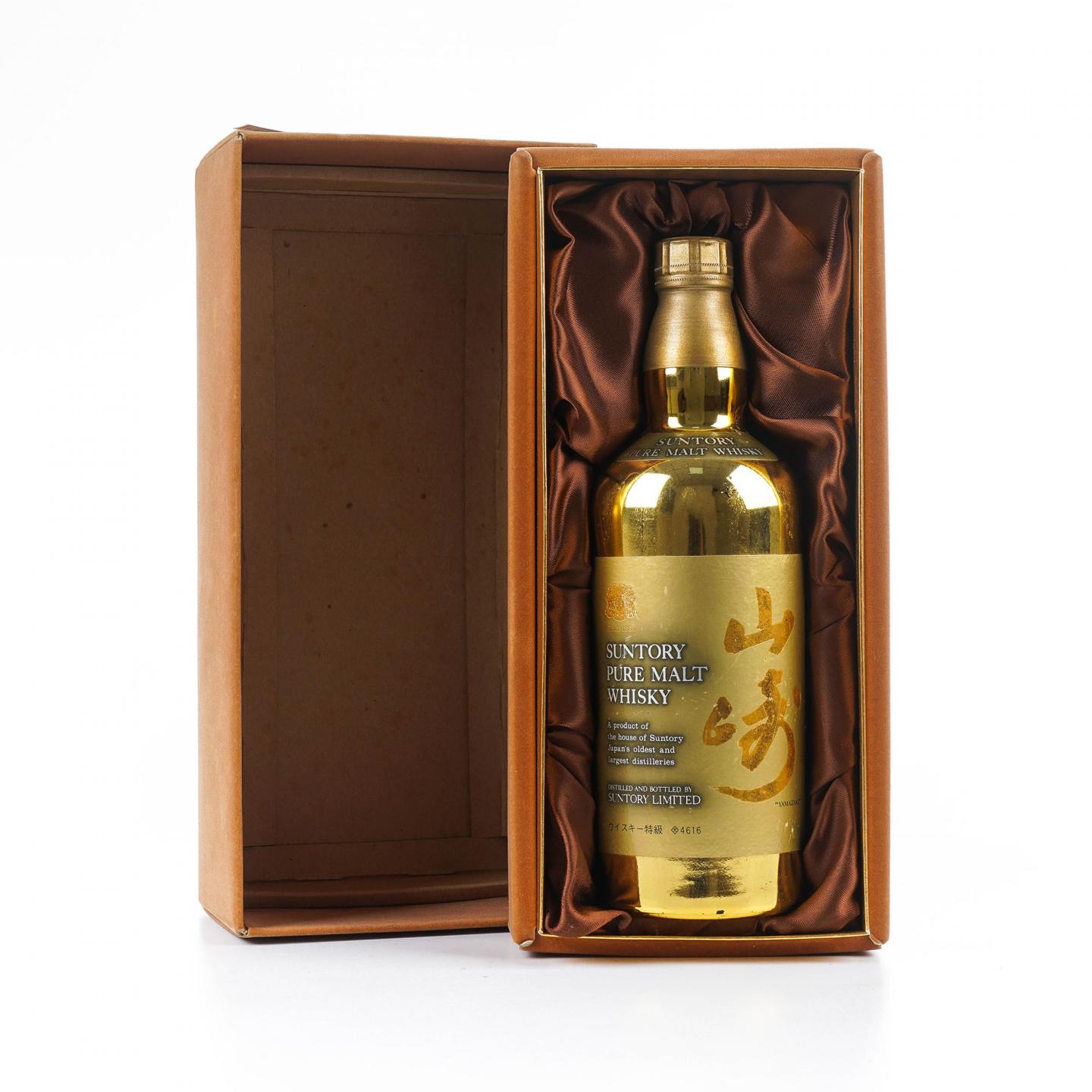 山崎 金瓶 1983年发布 建厂60周年纪念版 金狮标 760ml