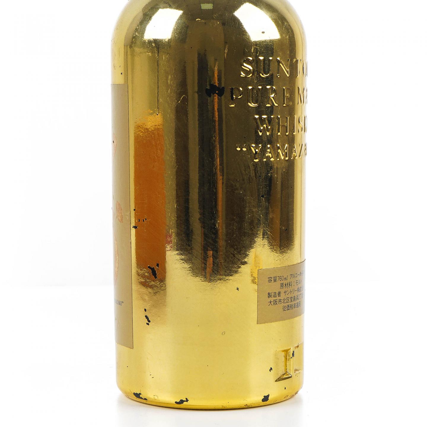 山崎 金瓶 1983年发布 建厂60周年纪念版 金狮标 760ml