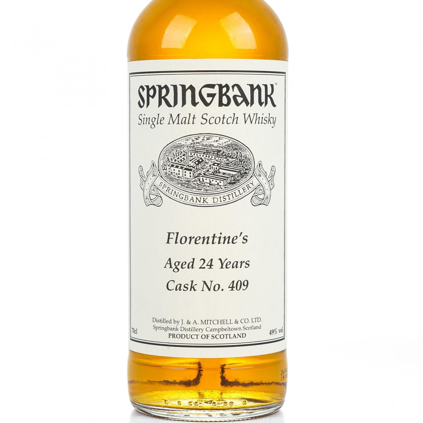 Springbank 云顶 24年 1993-2017 私人桶#409