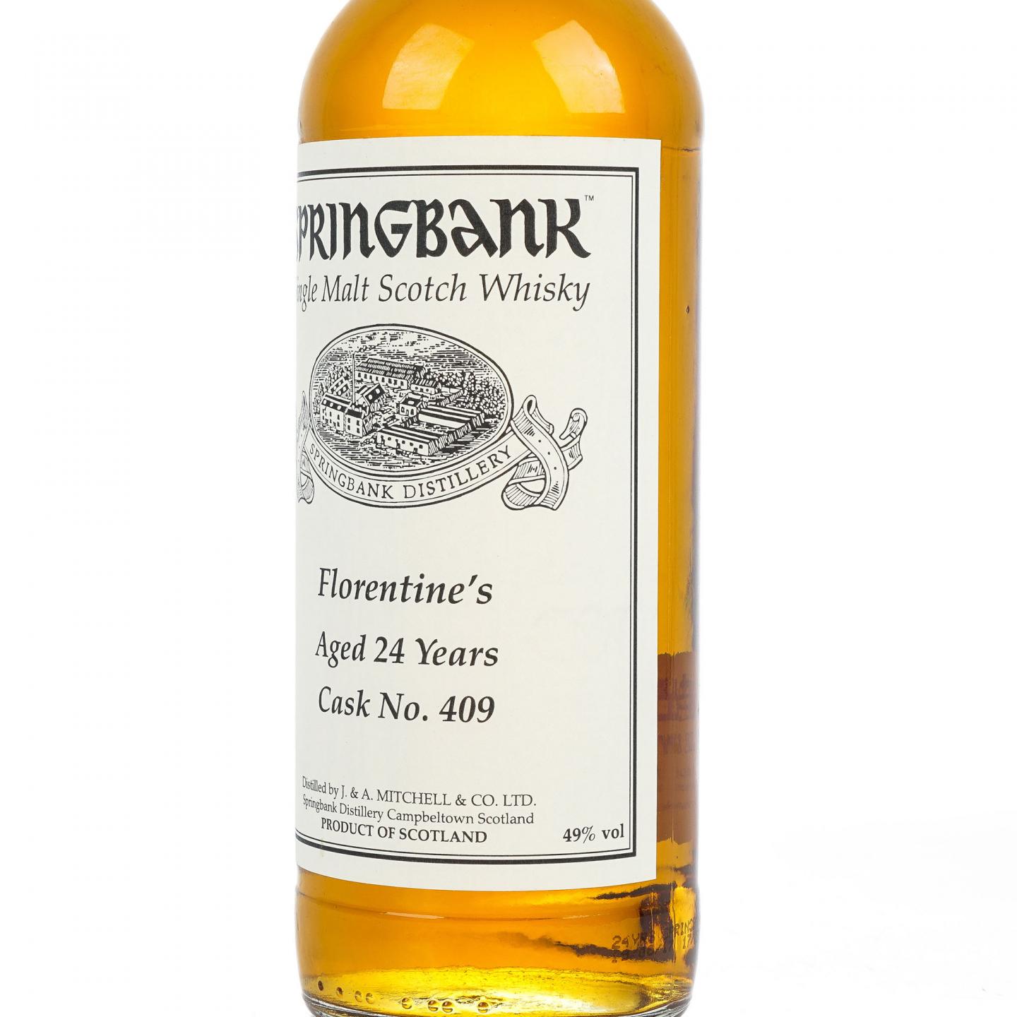 Springbank 云顶 24年 1993-2017 私人桶#409