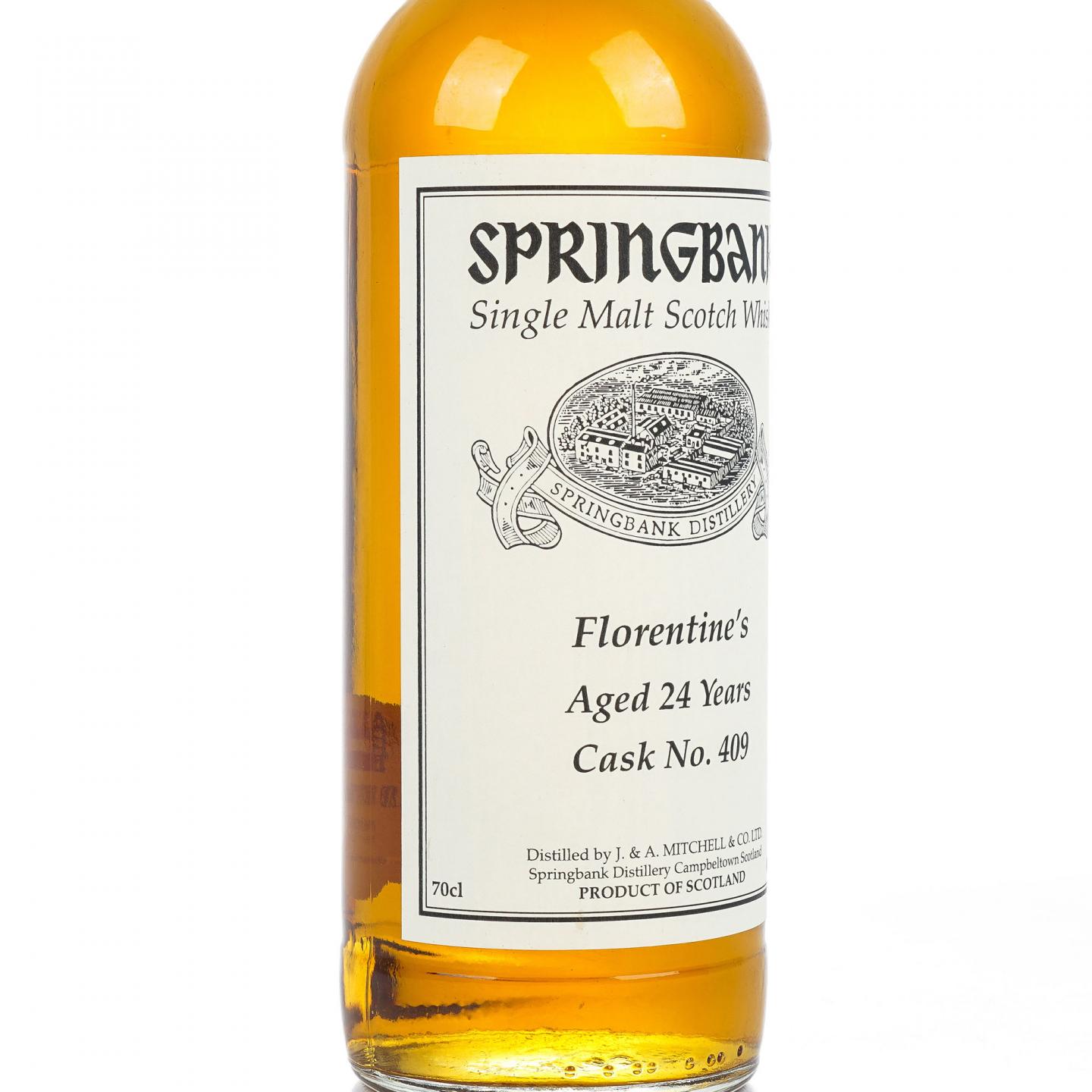 Springbank 云顶 24年 1993-2017 私人桶#409