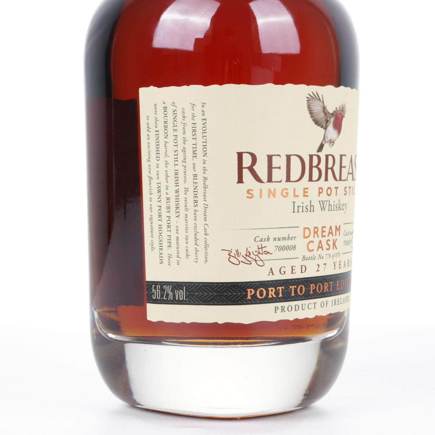 Redbreast 知更鸟 27年 Dream Cask Port To Port Edition 50cl