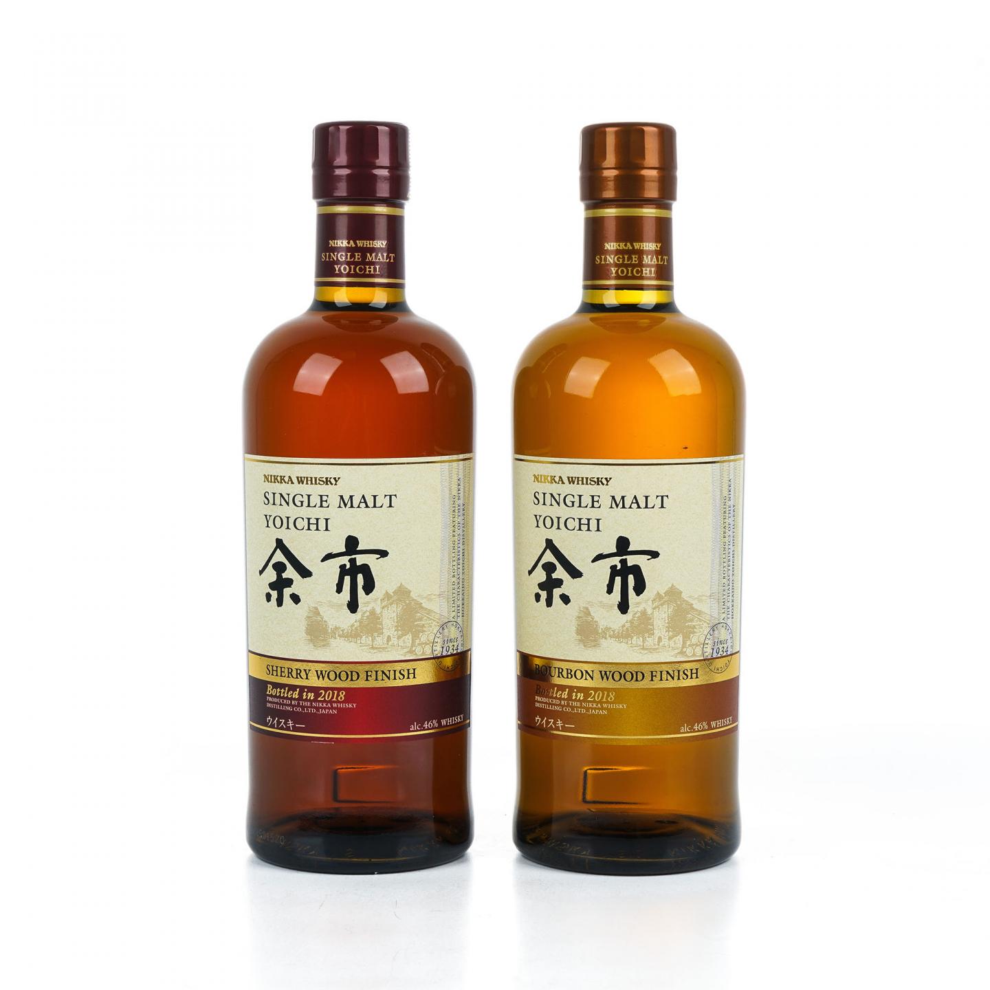 余市 2018 雪莉/波本风味桶 2支组