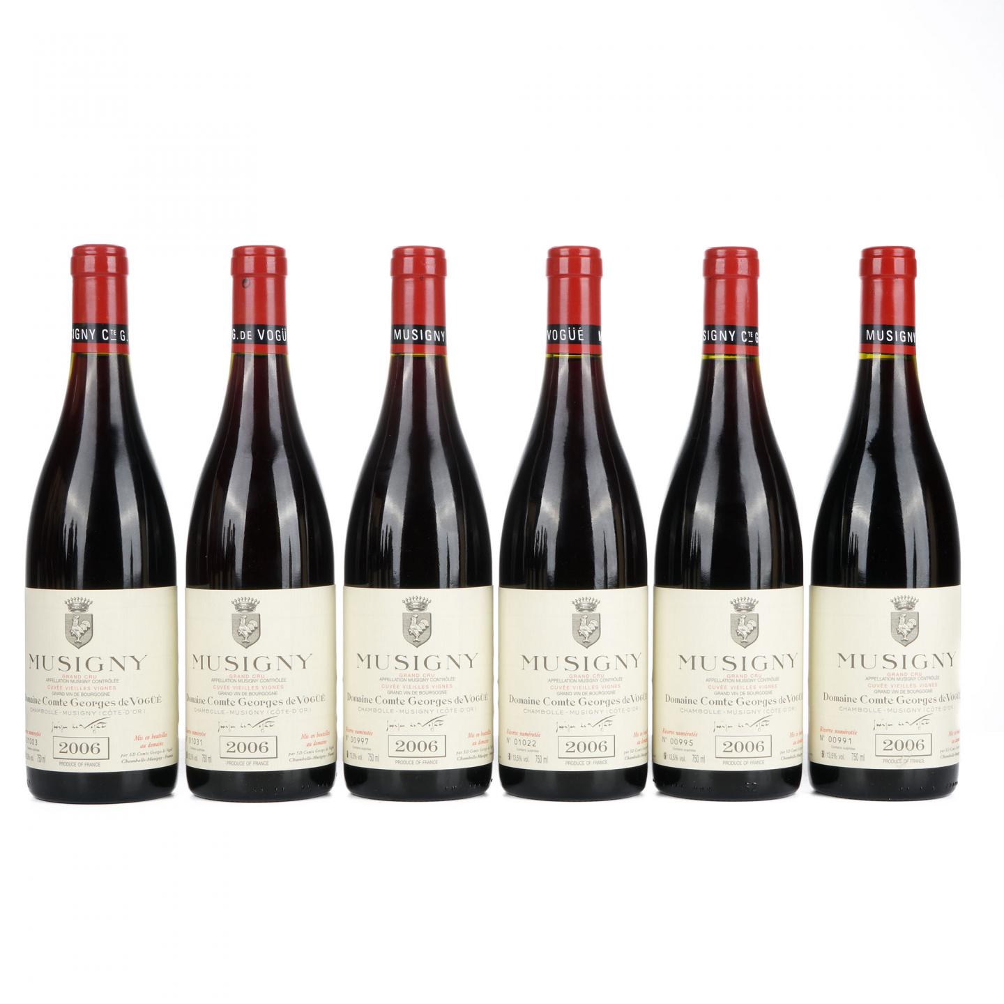 武戈伯爵酒庄 2006 特酿老藤 慕西尼特级园 红葡萄酒 6瓶组