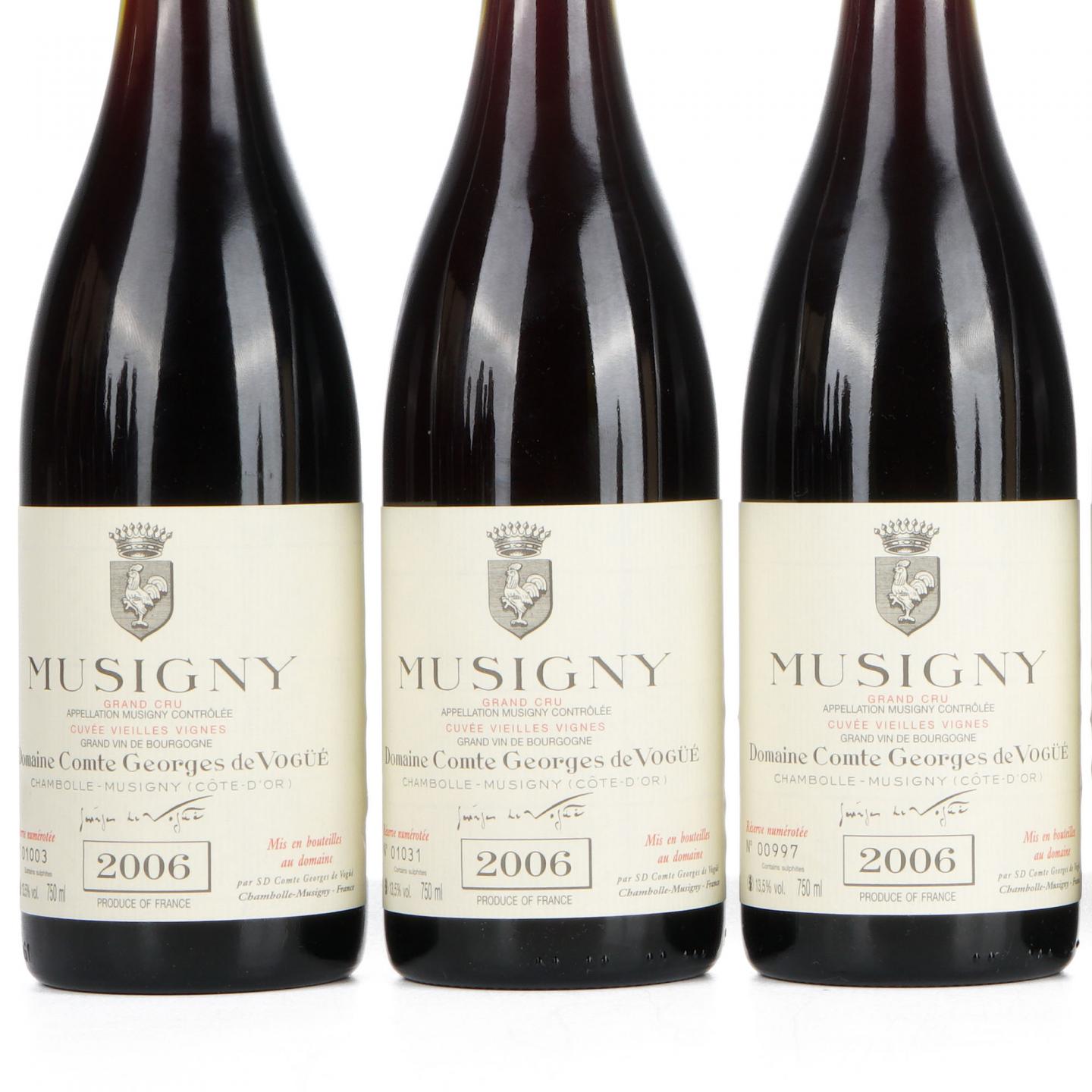 武戈伯爵酒庄 2006 特酿老藤 慕西尼特级园 红葡萄酒 6瓶组