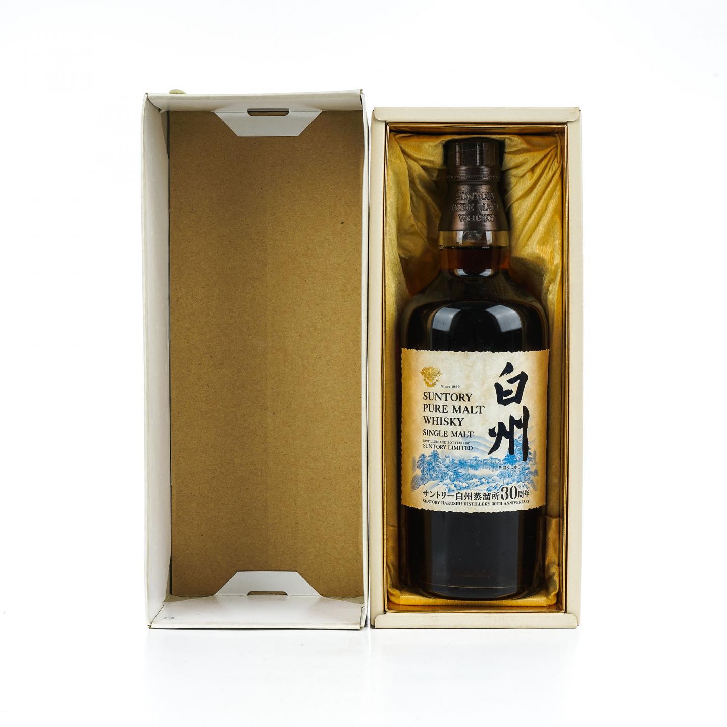 白州蒸馏所 30周年纪念 金花标