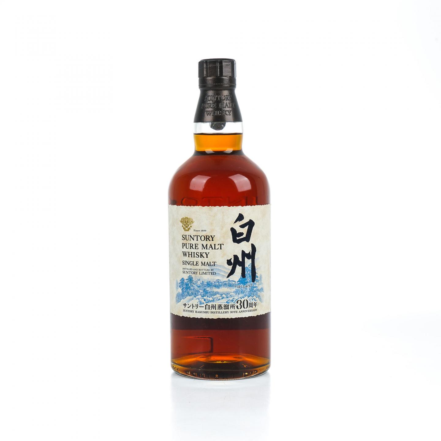 白州蒸馏所 30周年纪念 金花标