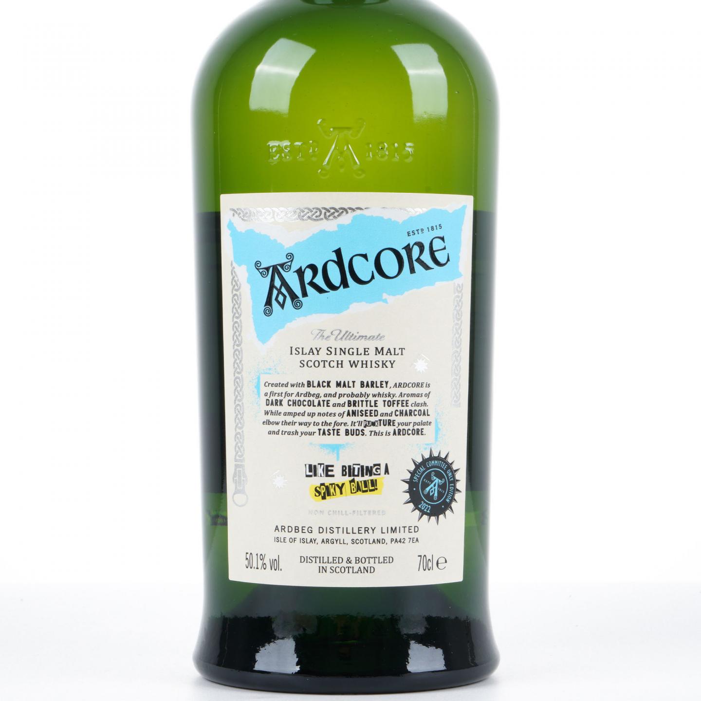 Ardbeg 阿贝Ardcore 2022岛节纪念会员版50.1%_大拍-酒虫网