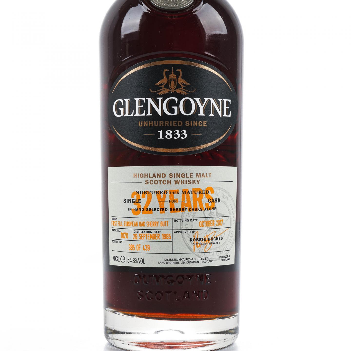 Glengoyne 格兰哥尼 32年 1985-2017 雪莉单桶#1070