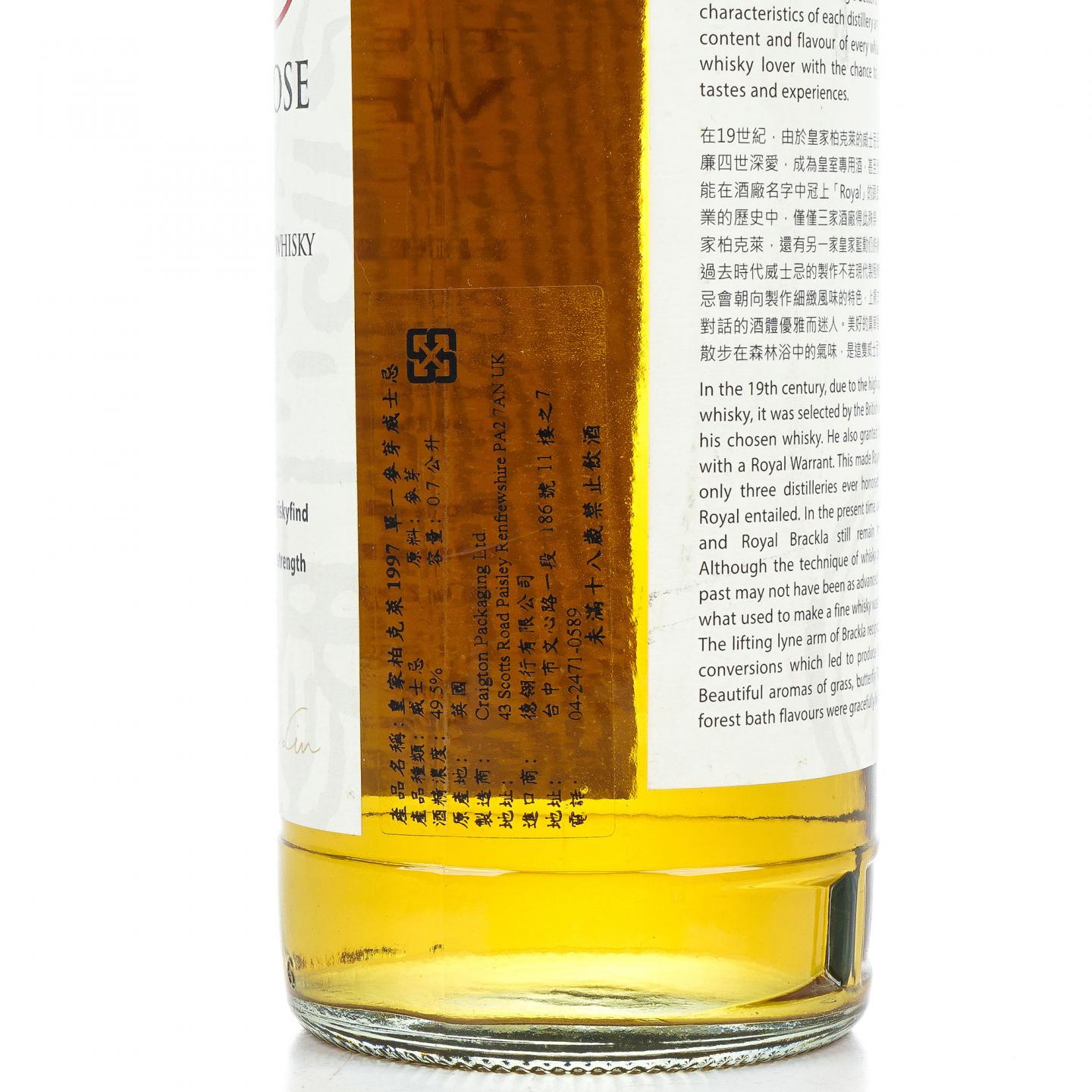 Royal Brackla 皇家布莱克拉 19年 1997-2017 桶强 The Whisky Big Nose