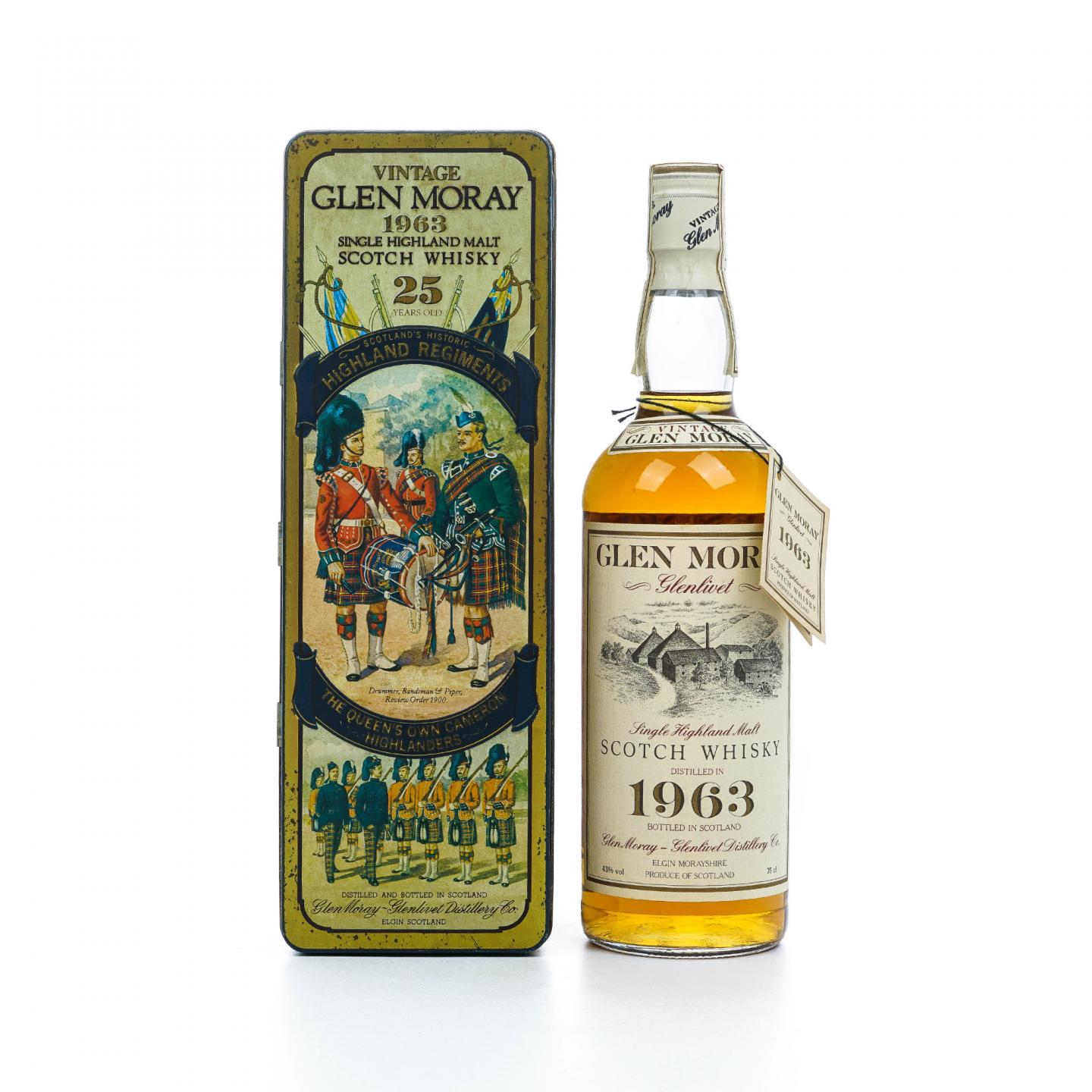 Glen Moray 格兰莫雷25年1963 Vintage_拍卖-酒虫网