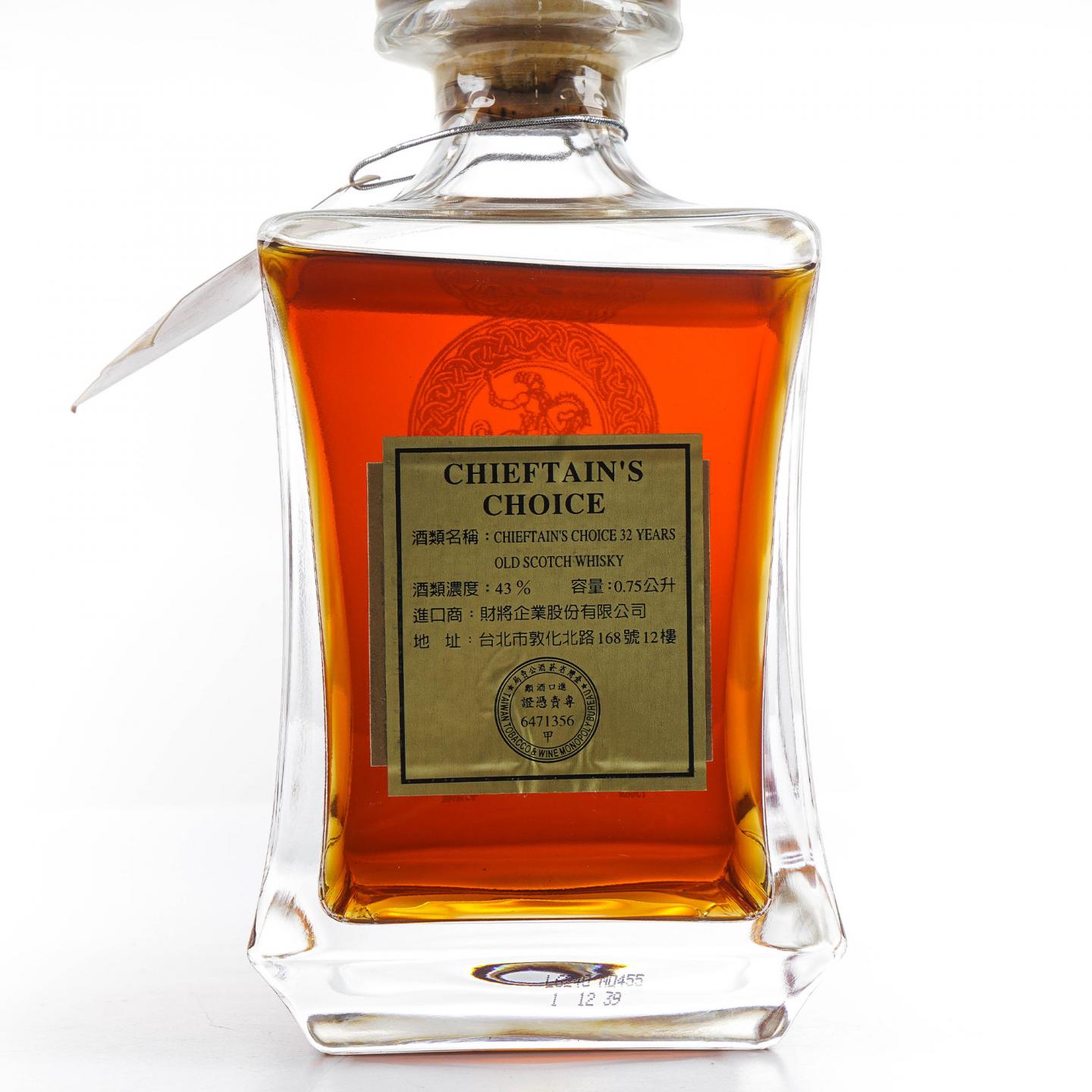 老酋长之选 32年 调和威士忌