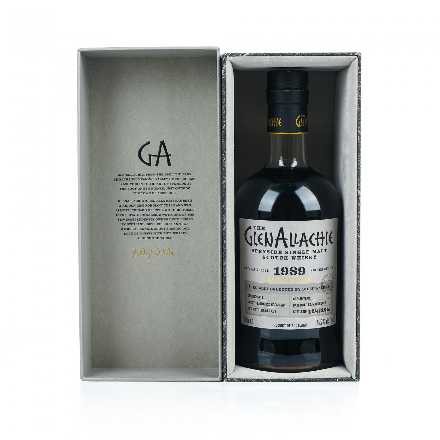 Glenallachie 格兰纳里奇 30年 1989-2020 雪莉单桶#6116