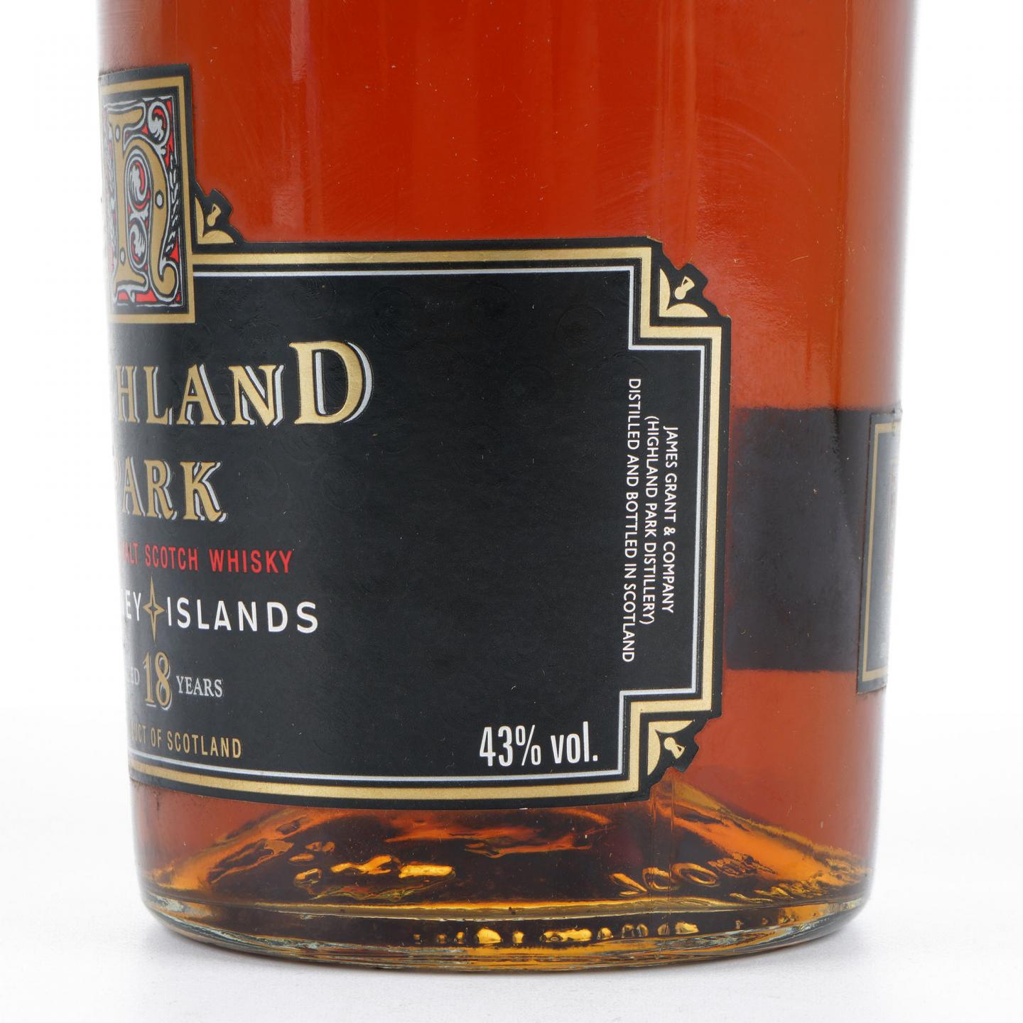 Highland Park 高原骑士 18年 大头瓶