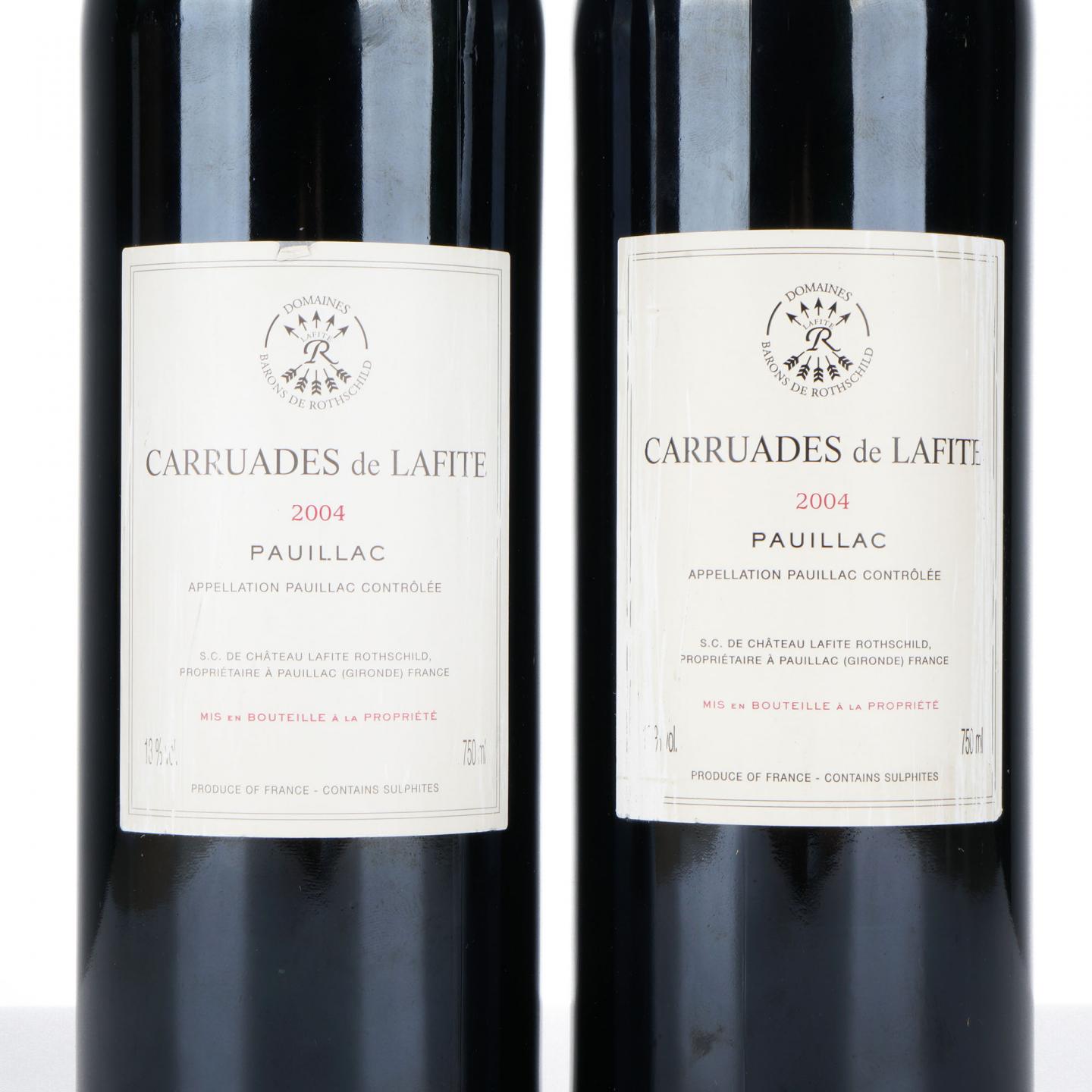 拉菲珍宝(小拉菲)2004 红葡萄酒 2瓶组