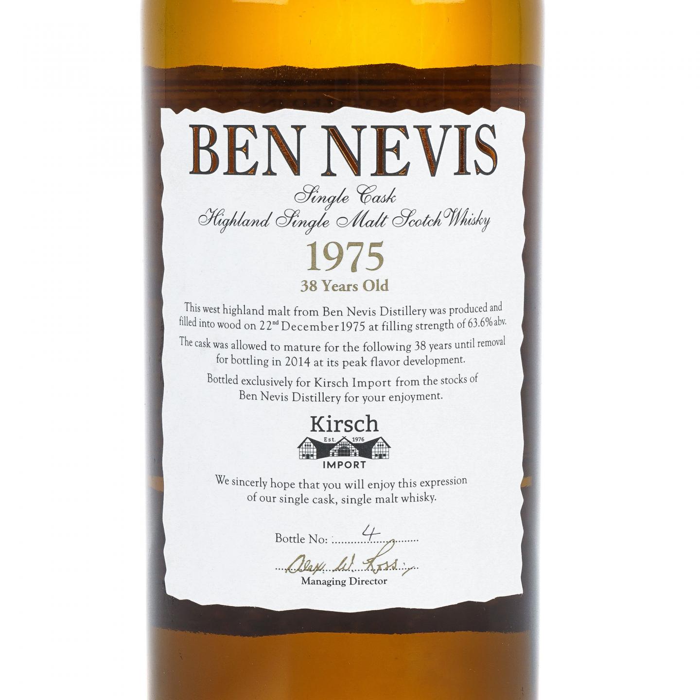 Ben Nevis 本尼维斯 38年 1975-2014 单桶#914