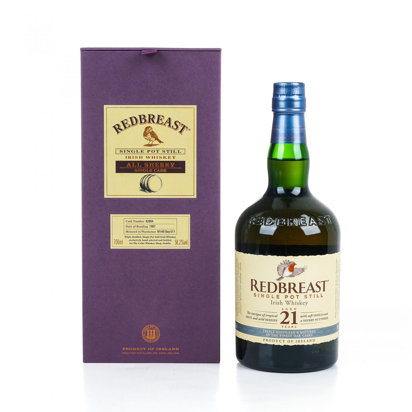 Redbreast 知更鸟 21年 爱尔兰威士忌