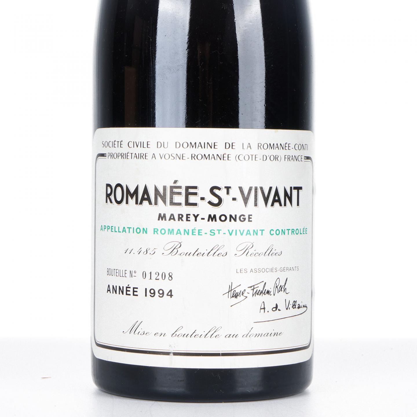 罗曼尼·康帝酒庄 1994 罗曼尼-圣-维旺特级园 红葡萄酒