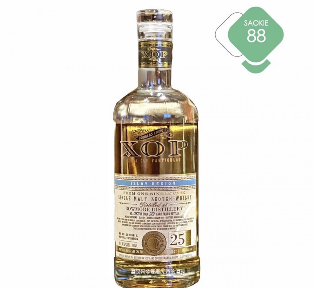 柔和、稳定、和谐的平衡感~88分｜ Bowmore 1997 25YO - IB DL
