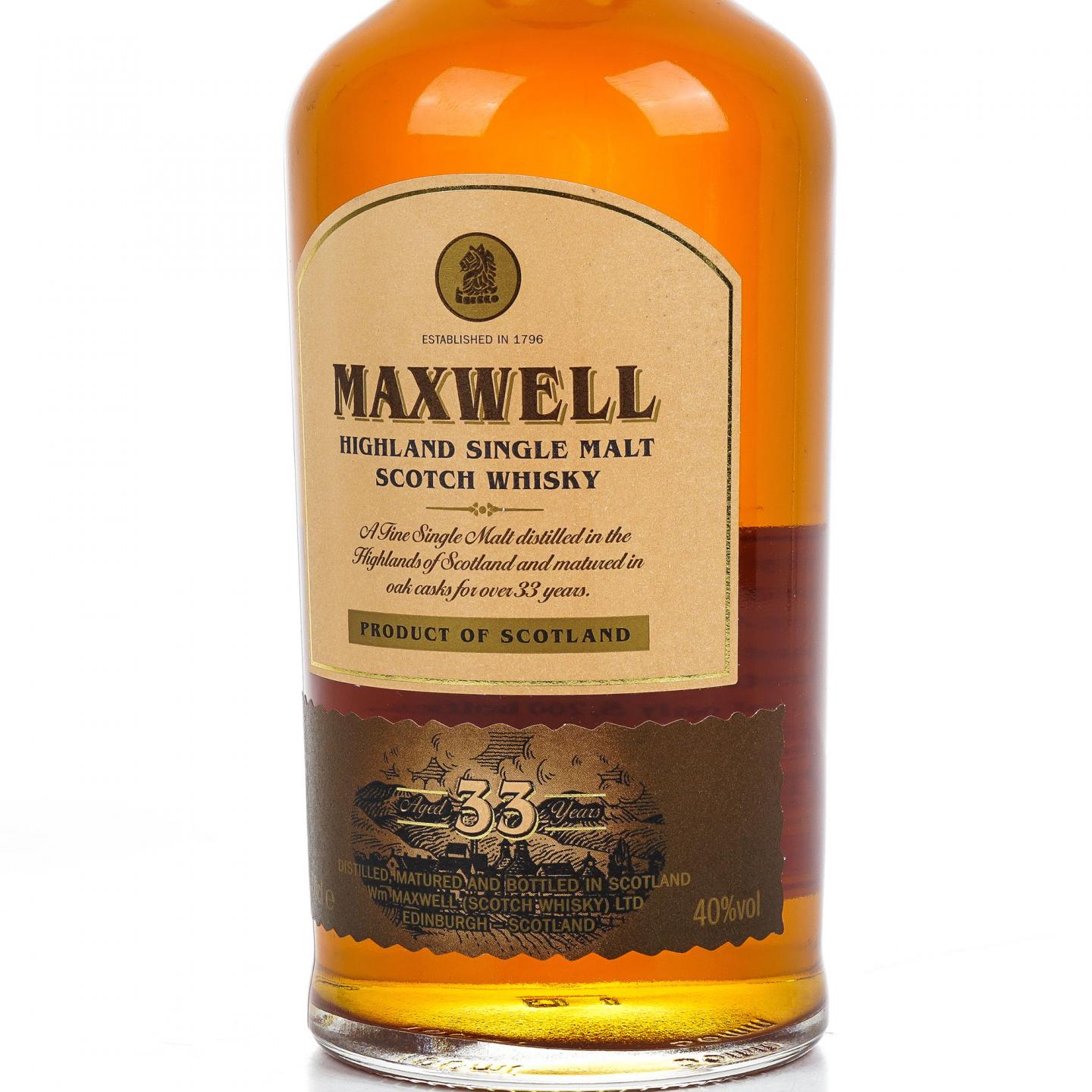 Maxwell 33年 1979 高地单一麦芽