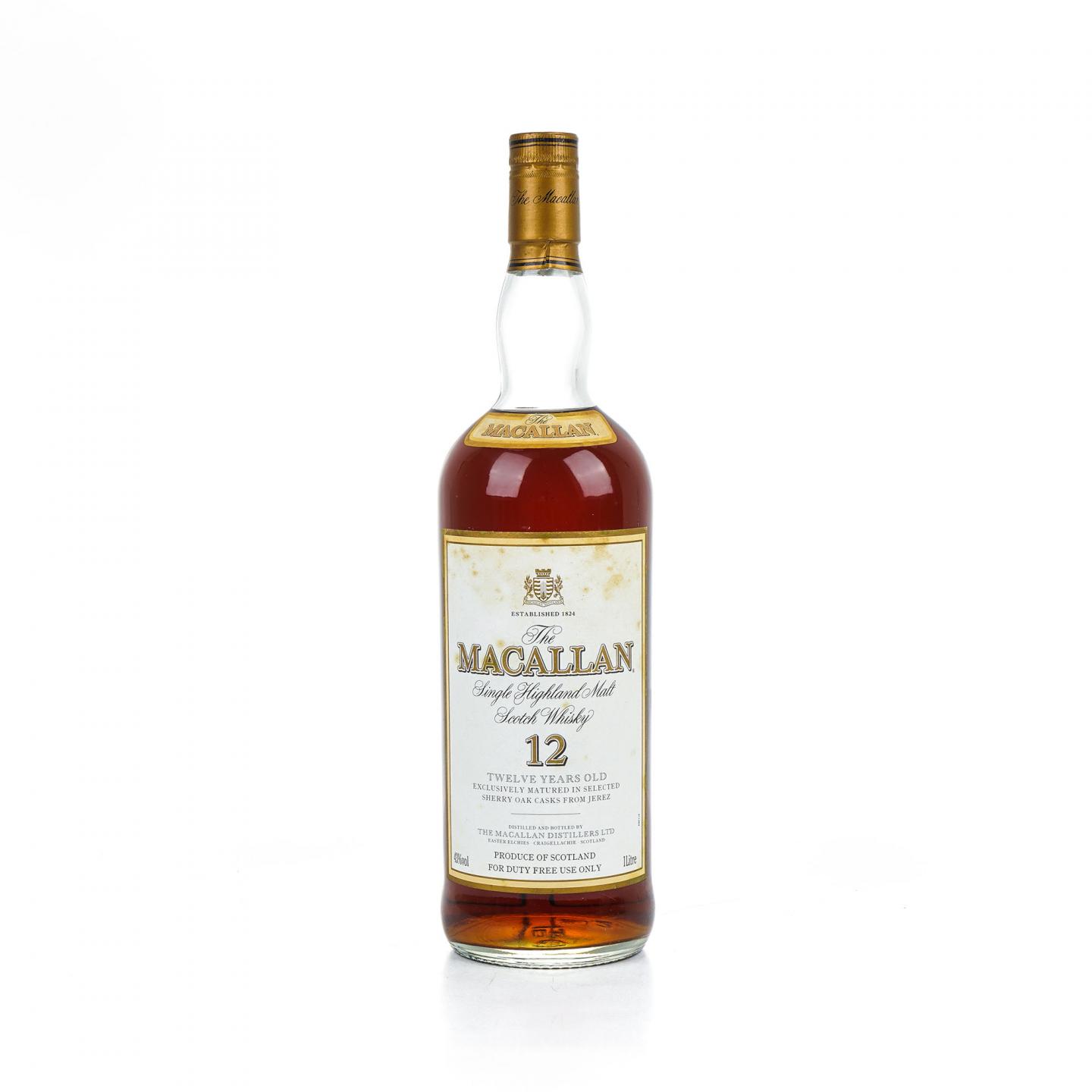 Macallan 麦卡伦 12年 雪莉桶 1升装
