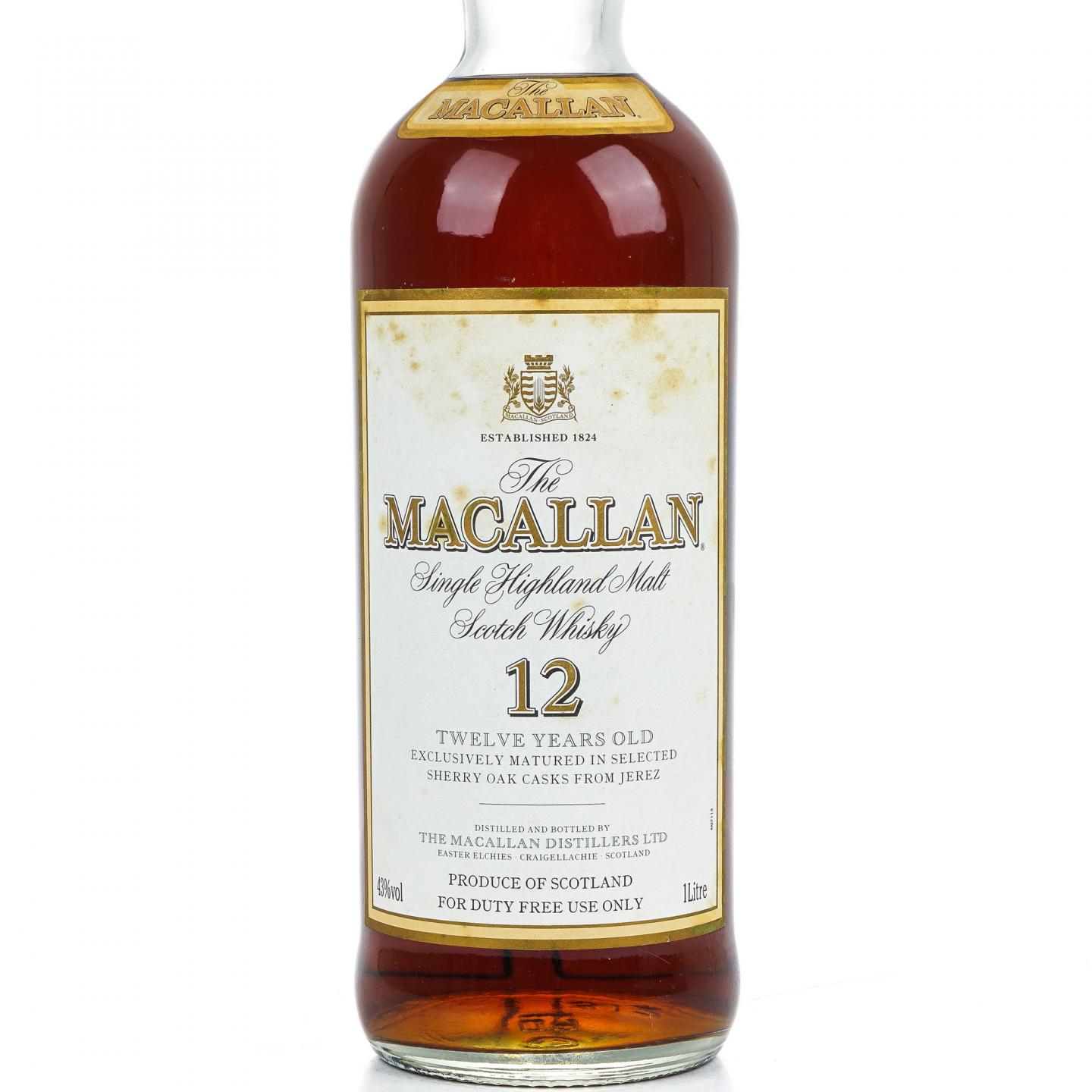 Macallan 麦卡伦 12年 雪莉桶 1升装