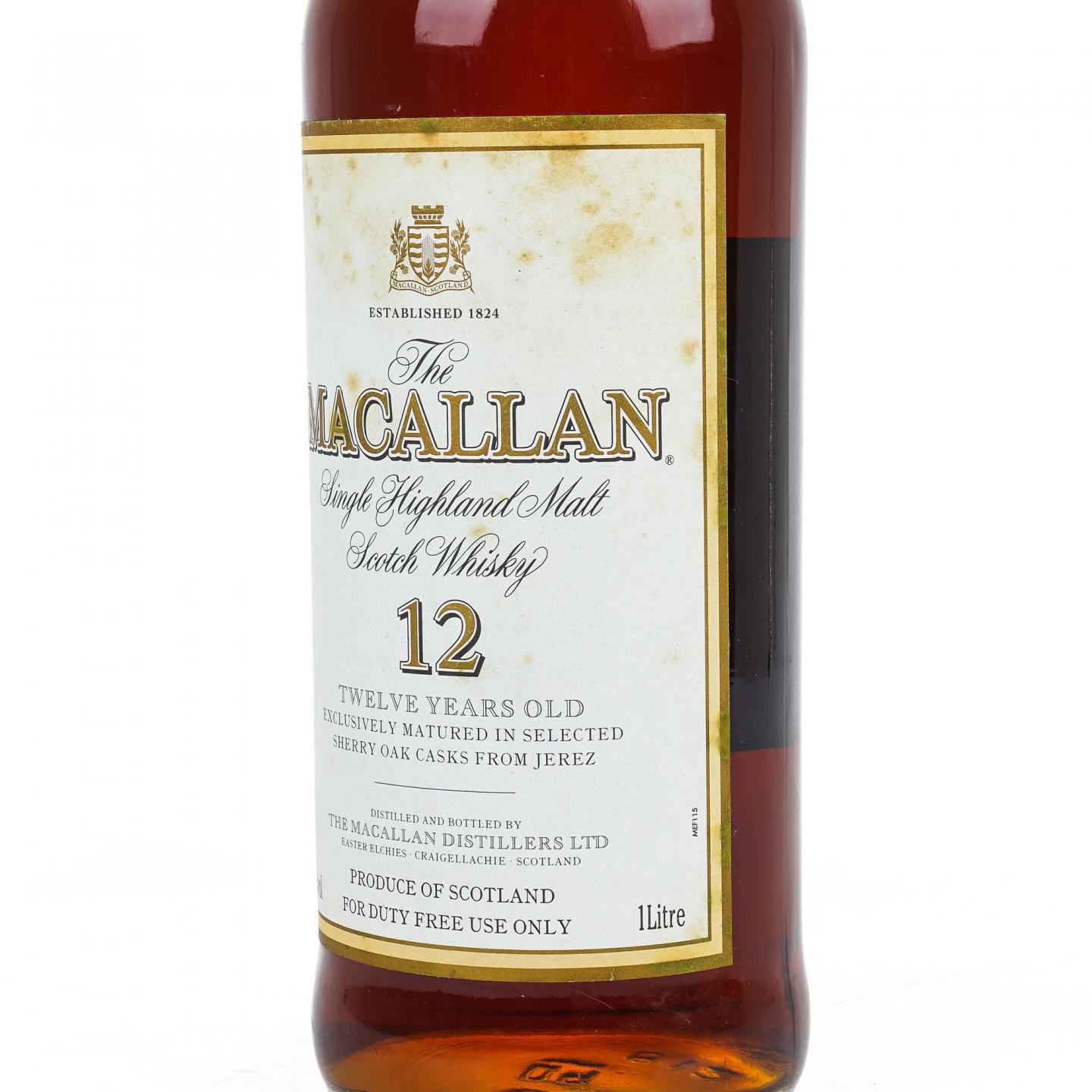 Macallan 麦卡伦 12年 雪莉桶 1升装