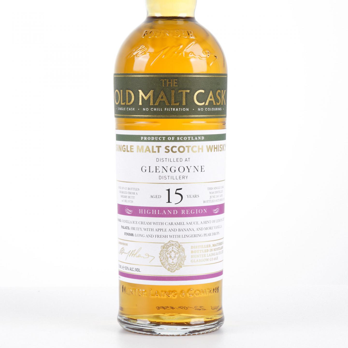 Glengoyne 格兰哥尼 15年 2007-2022 OMC 雪莉单桶#HL19720