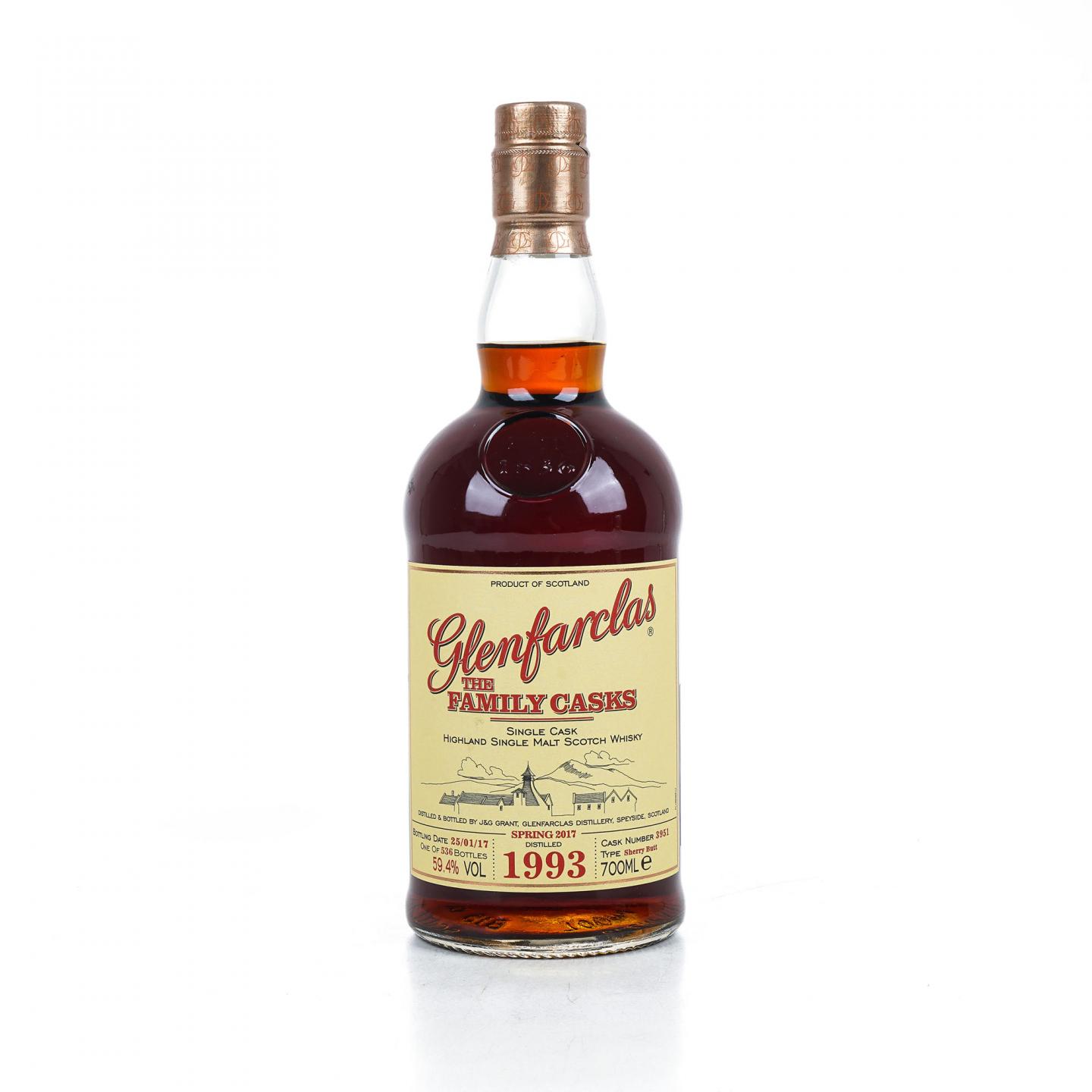 Glenfarclas 格兰花格 1993-2017 家族桶#3951